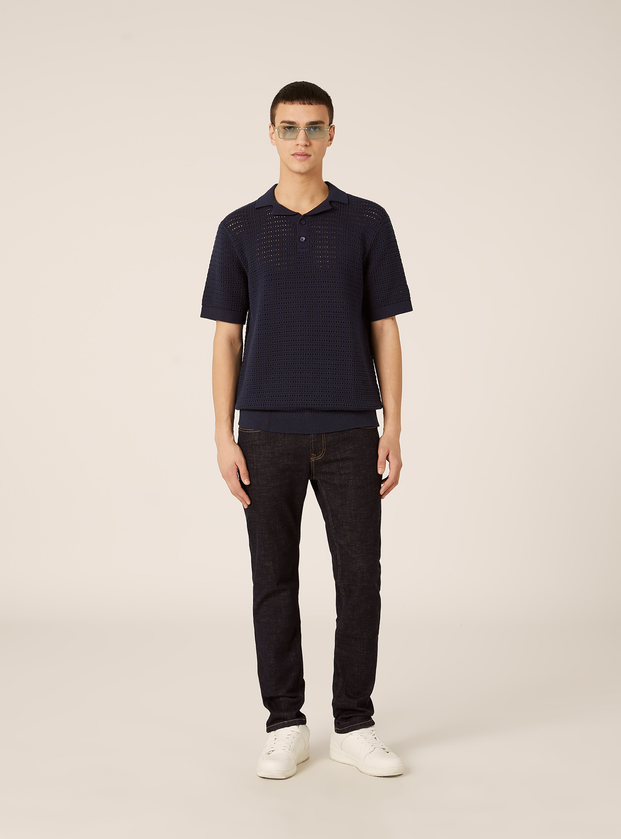 Polo de punto, NA2 NAVY MEDIUM