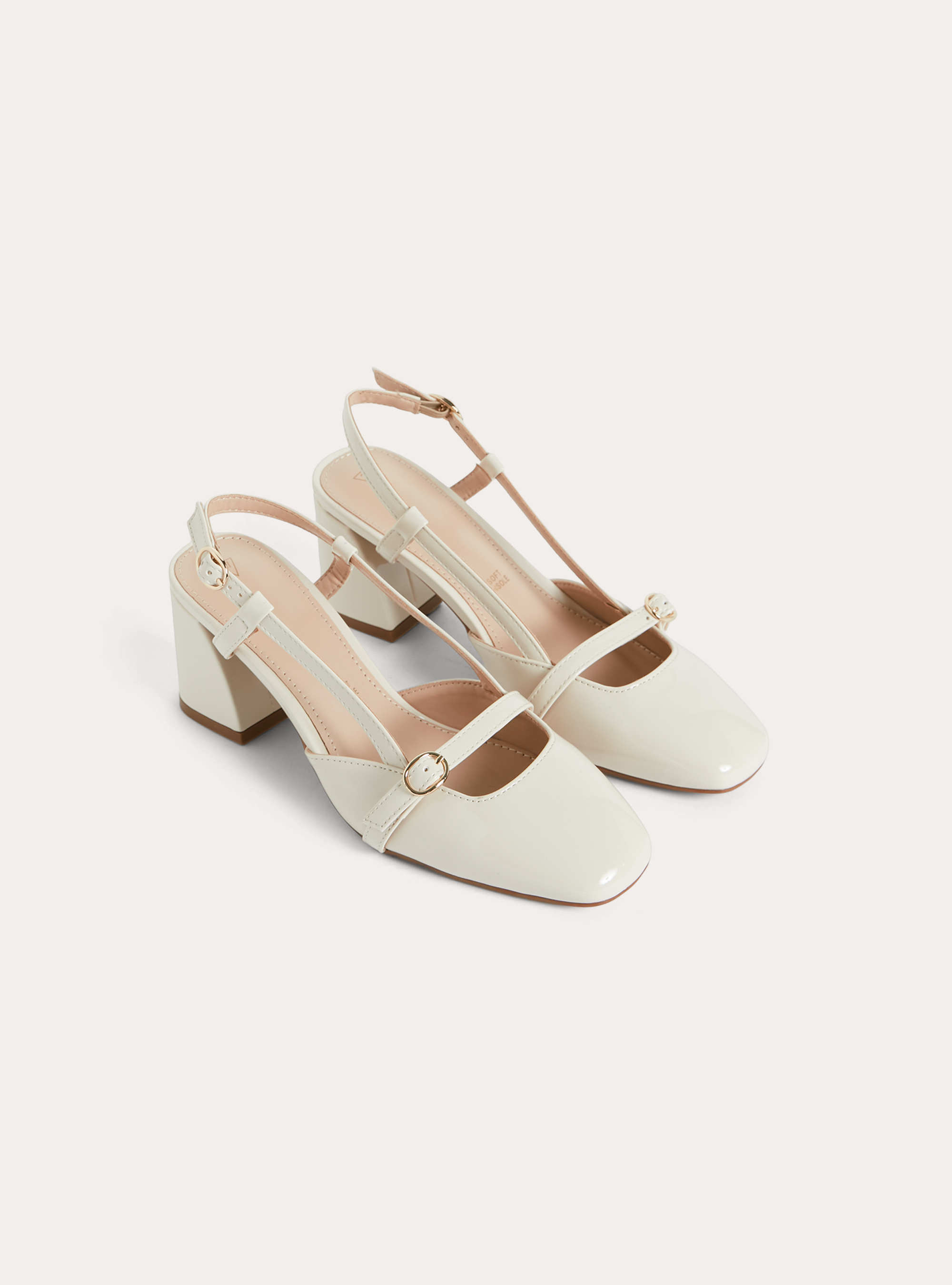Square-toe pumps, WH1 OFF WHITE