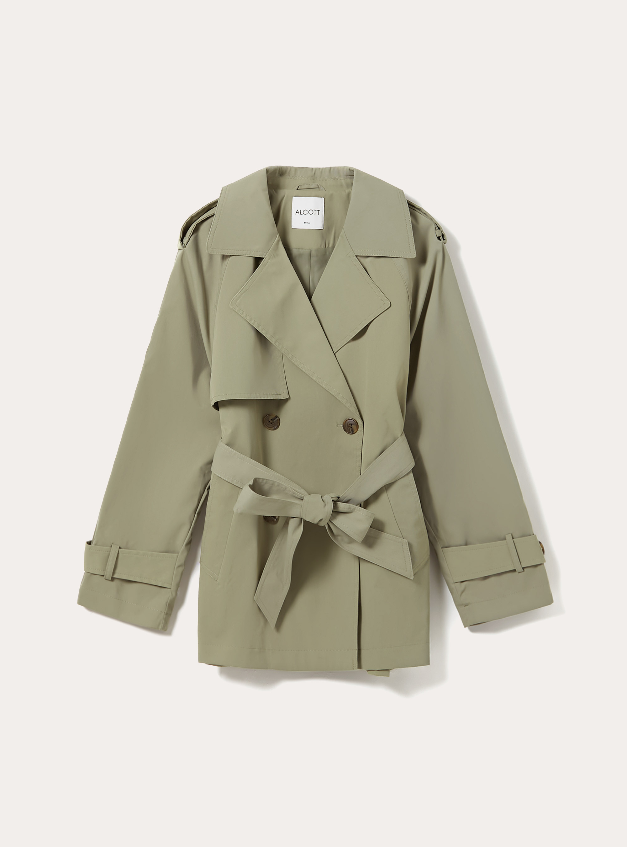 Trench court en twill, KY3 KAKY LIGHT