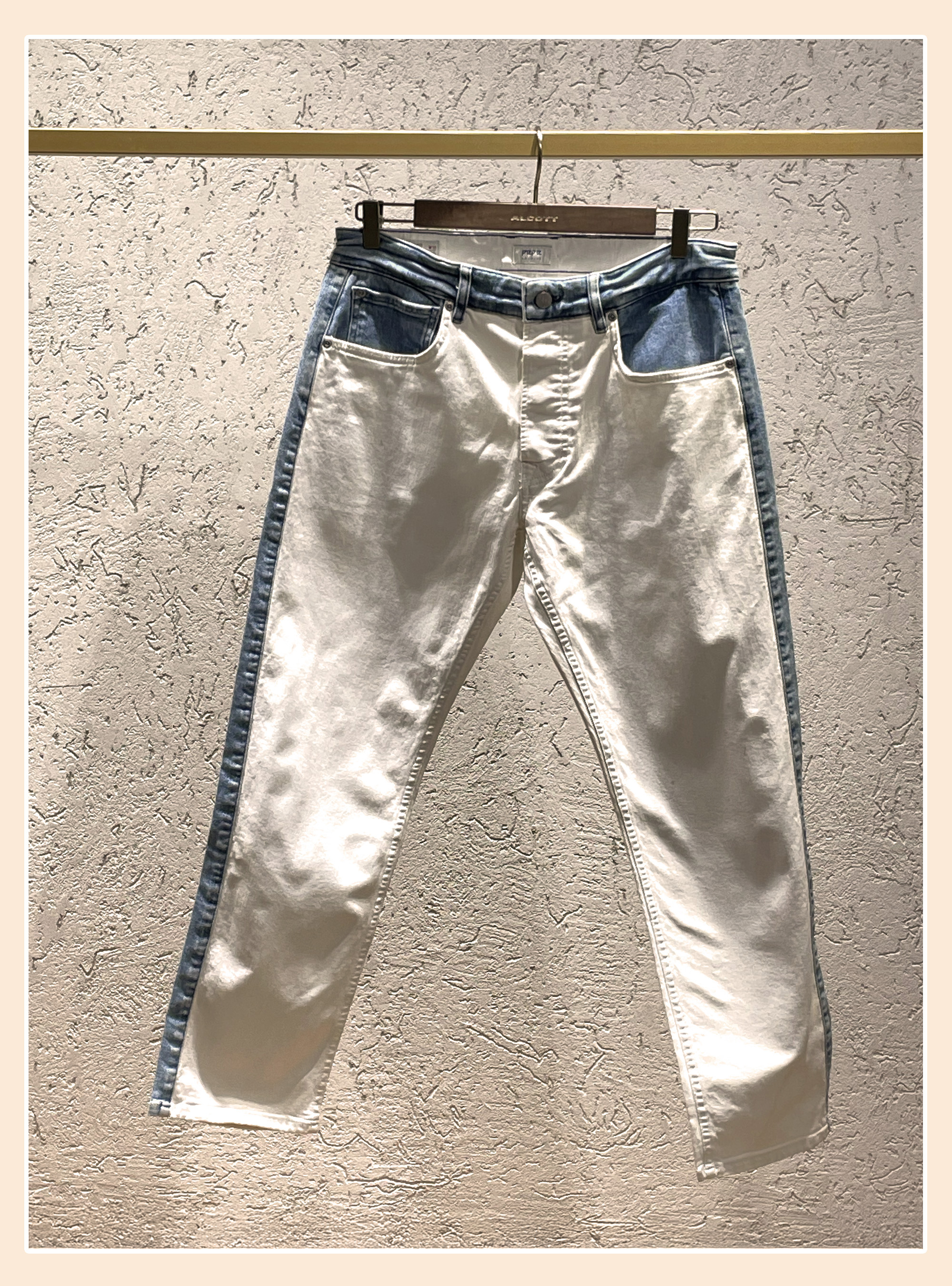 Patchwork jeans, AZZURRO