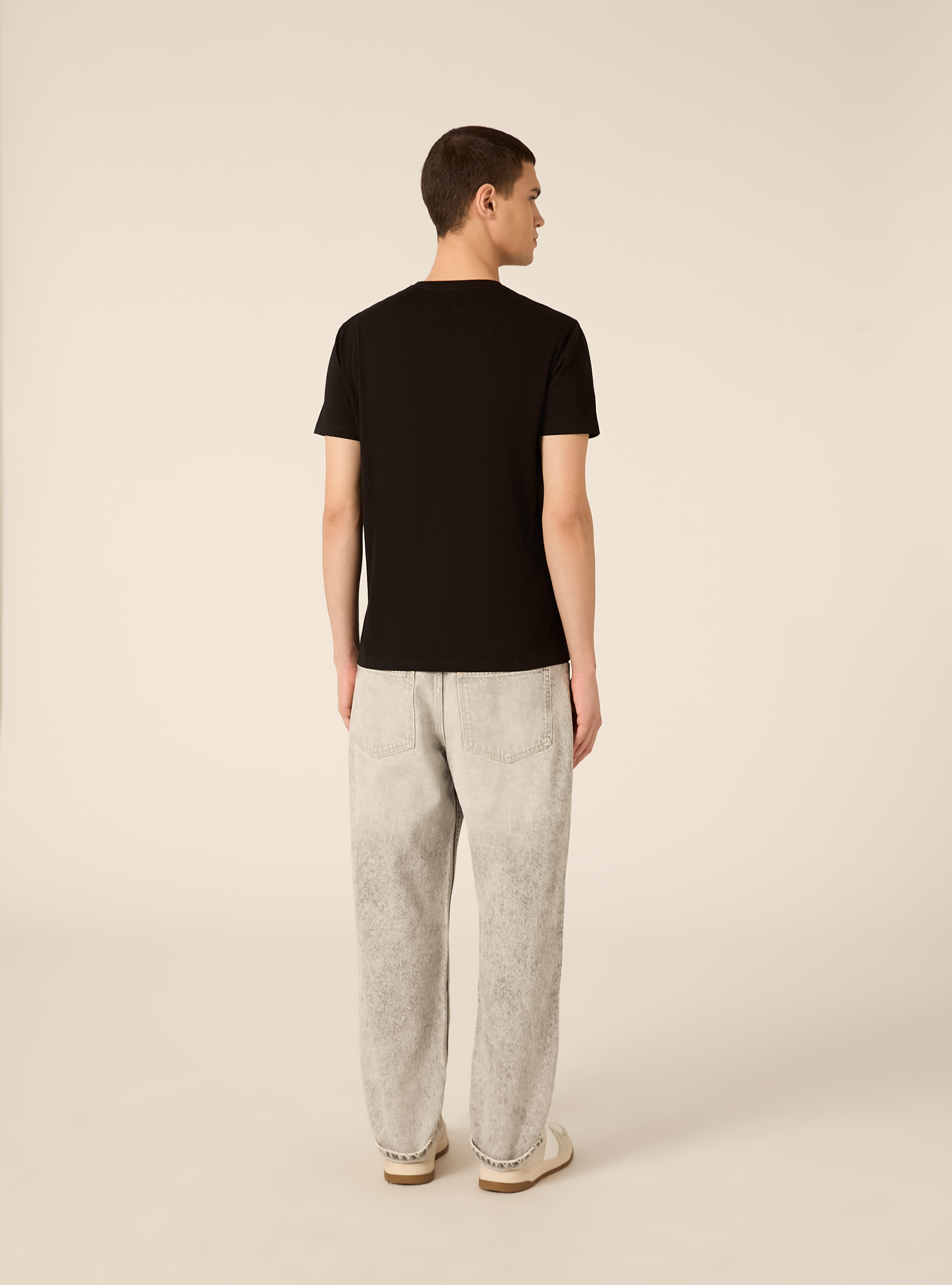 Camiseta de algod&oacute;n Supima, BK1 BLACK