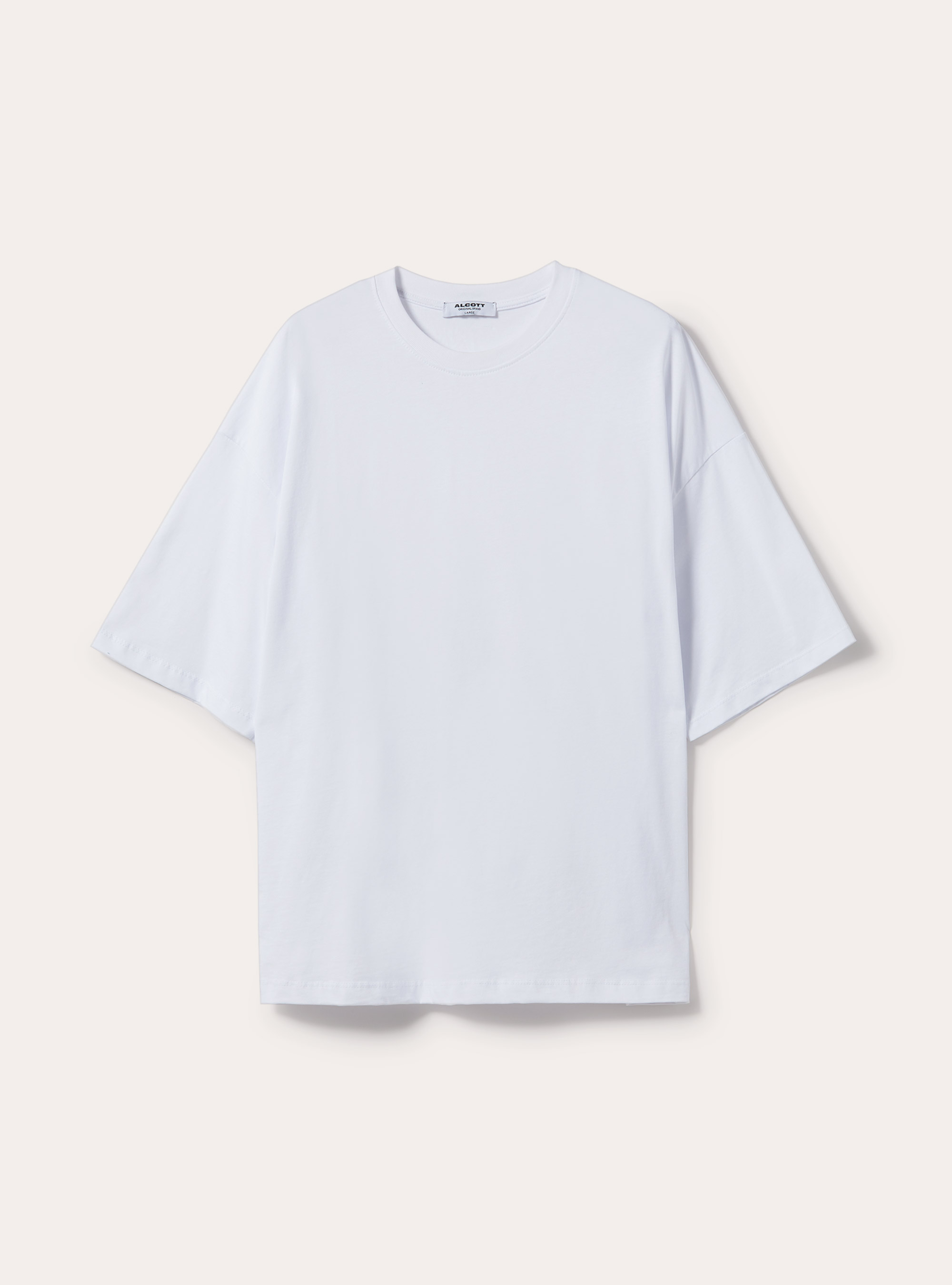 Camiseta boxy fit, WH3 WHITE