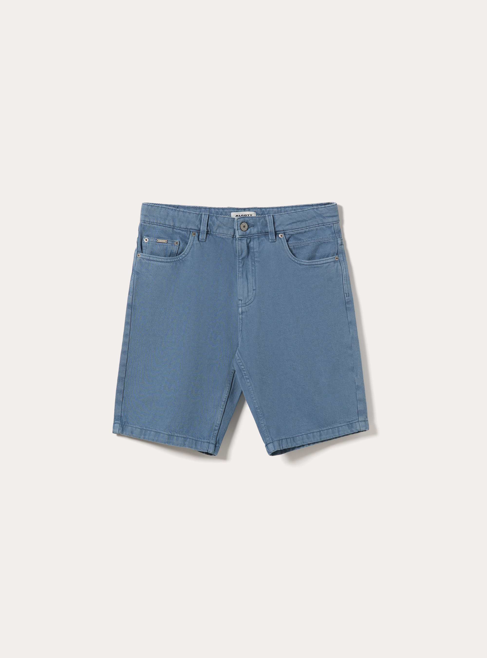 Garment Dyed Basic Bermuda Shorts, AZ2 AZURE MEDIUM