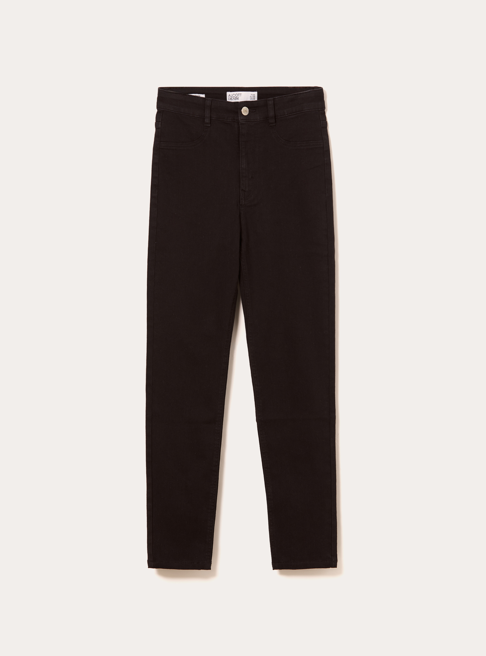 Jean skinny en denim stretch, C101 BLACK