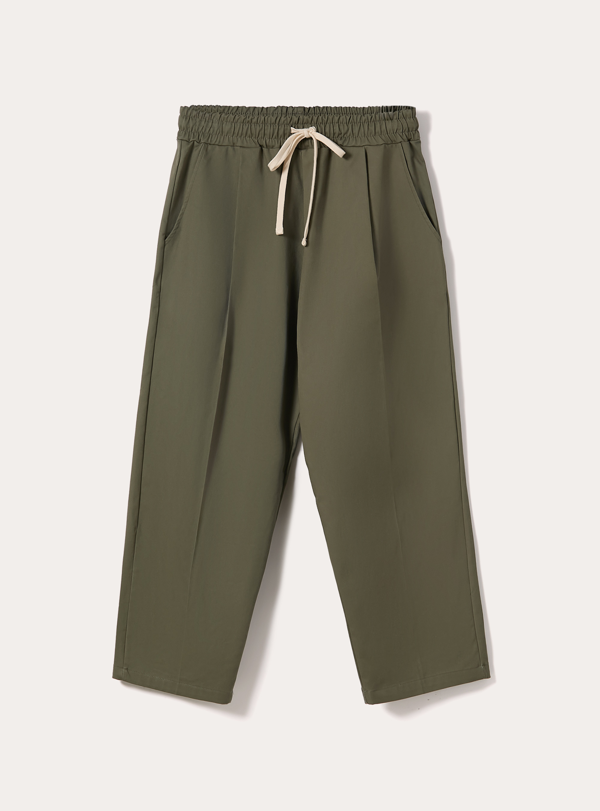 Balloon-fit trousers, KY2 KAKY MEDIUM
