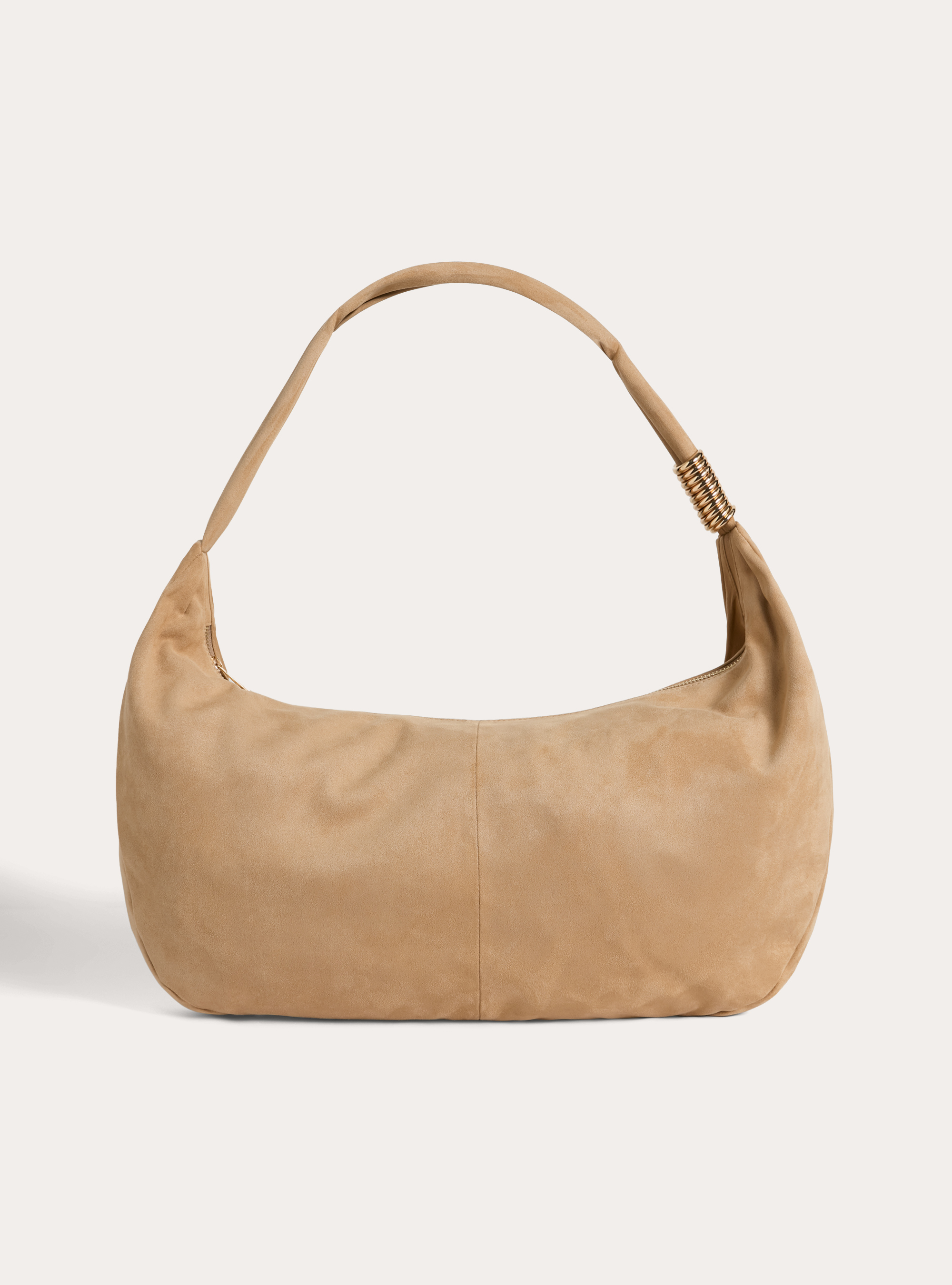Sac souple en daim, BG2 BEIGE MEDIUM