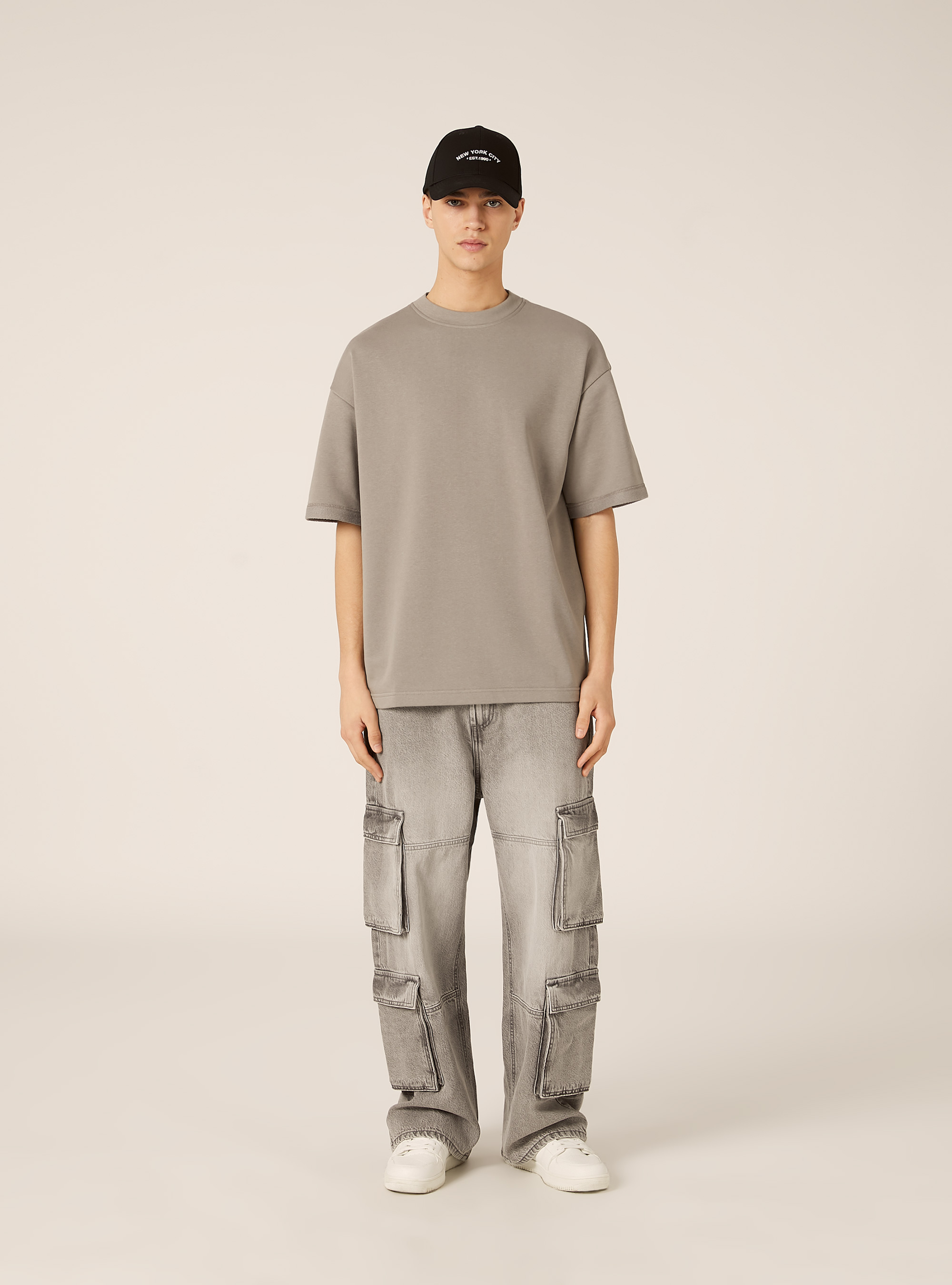 Oversize-Sweatshirt, GY2 GREY MEDIUM