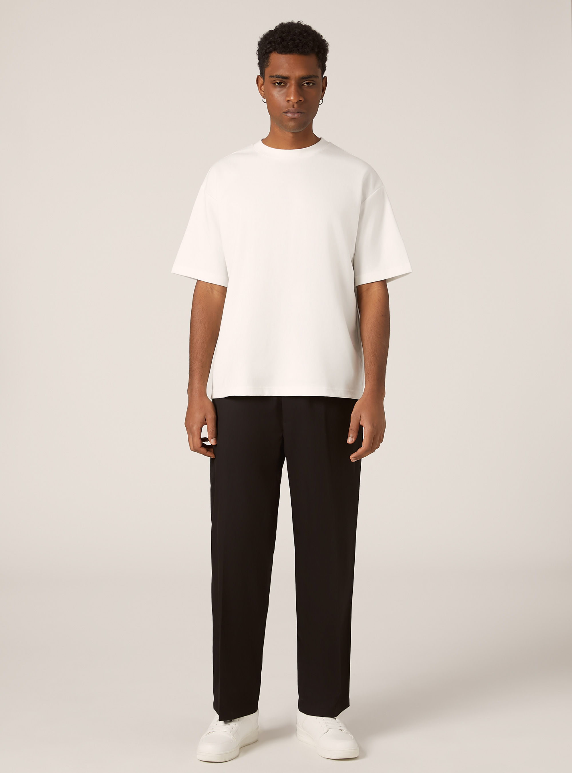 Pantalon ample et souple, BK1 BLACK