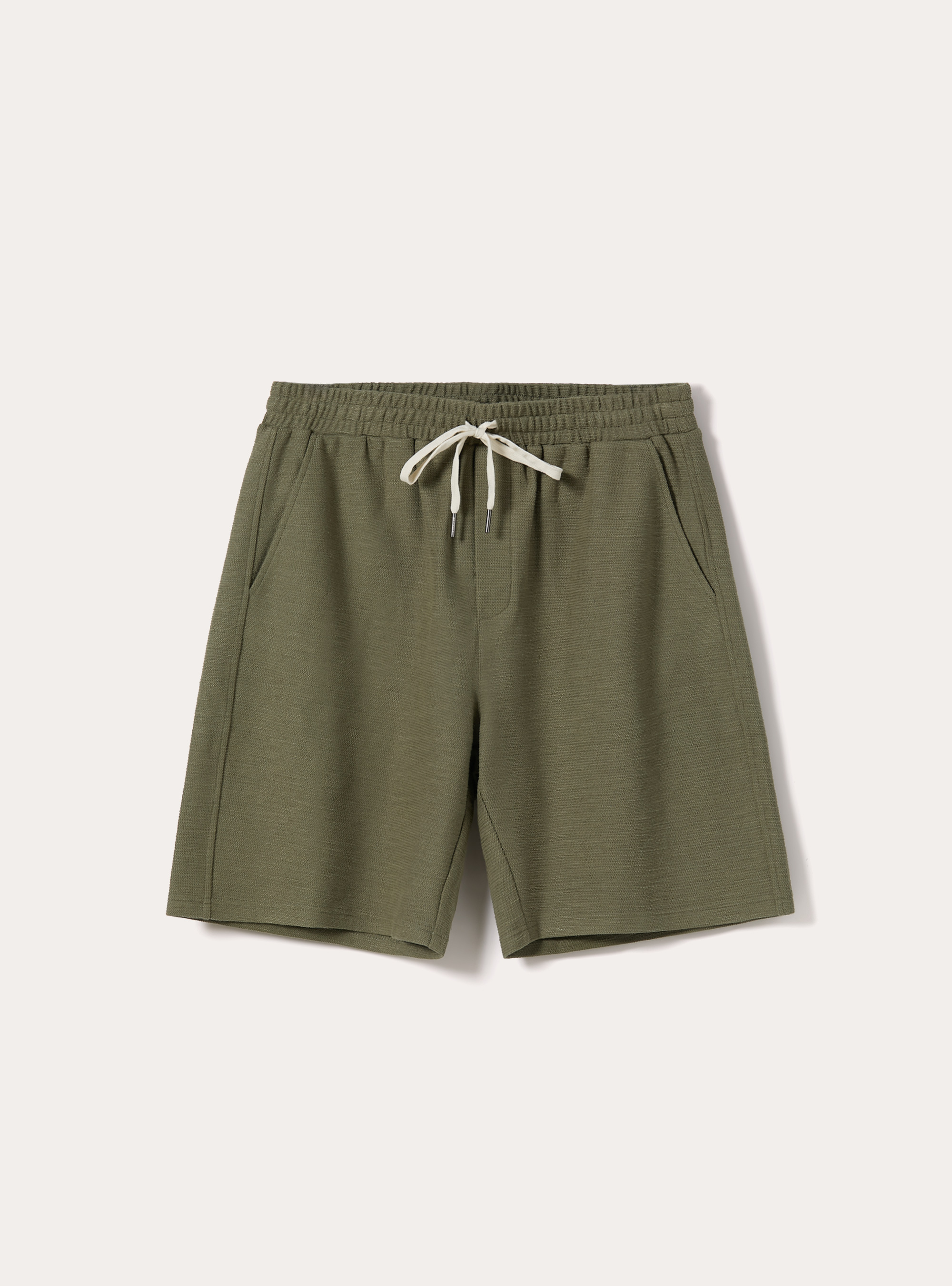 Bermuda en coton textur&eacute;, KY2 KAKY MEDIUM