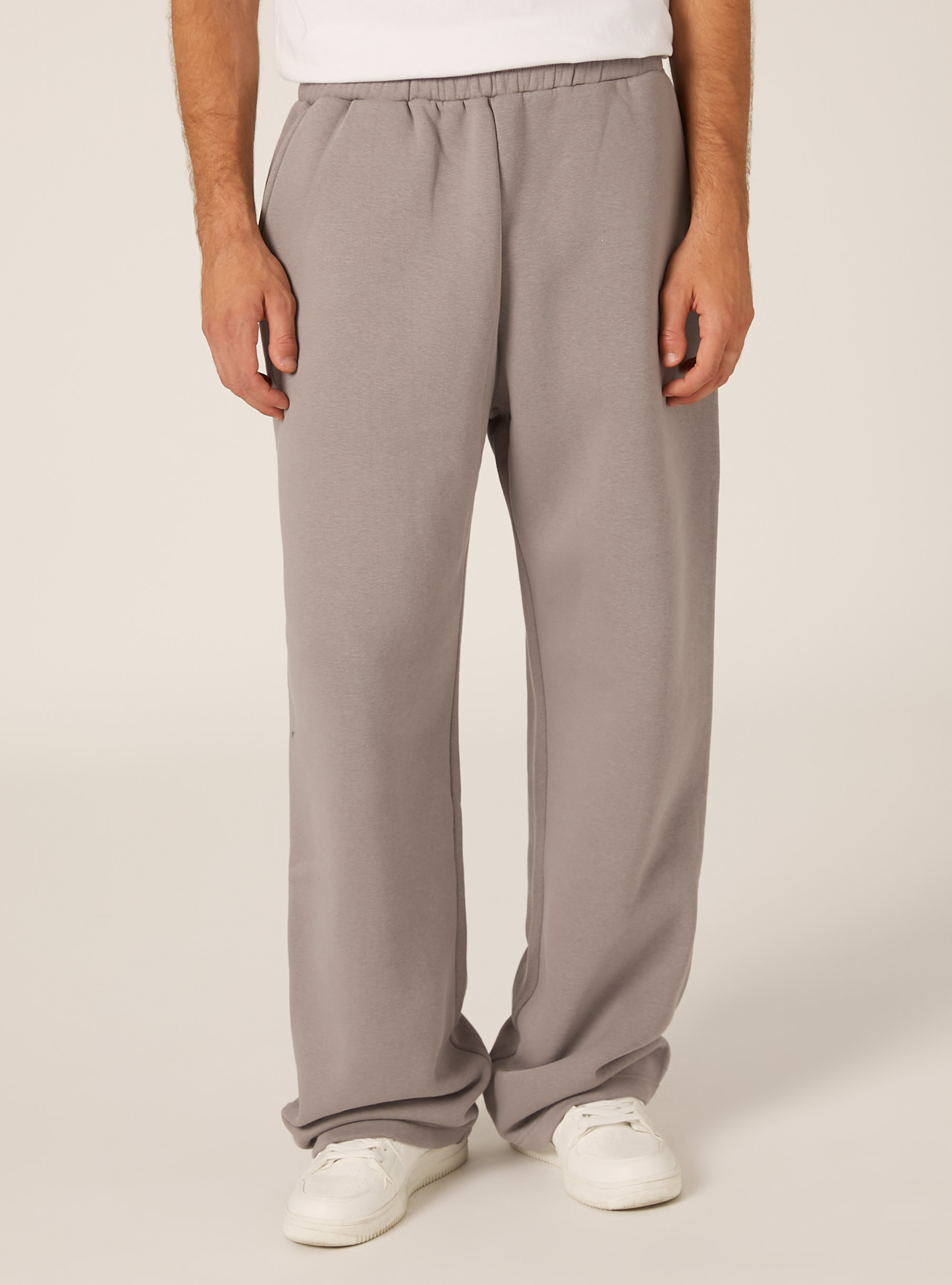 Pantalon ample en molleton, GY2 GREY MEDIUM