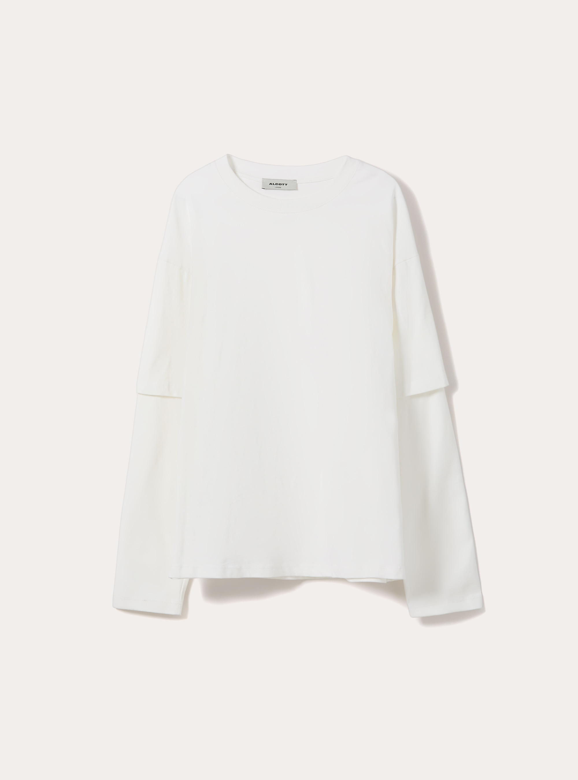 T-Shirt mit Layering-Effekt, WH1 OFF WHITE