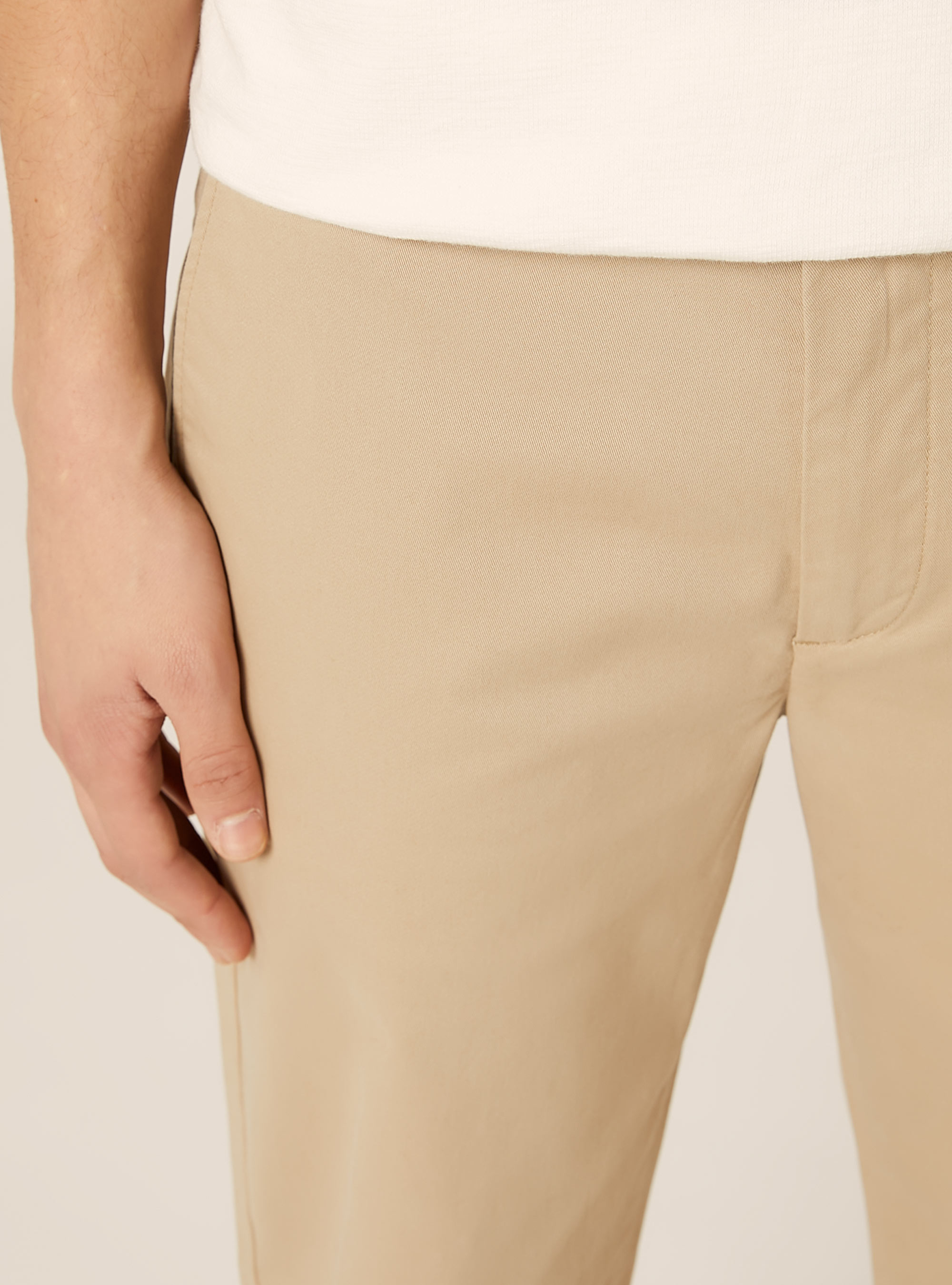 Slim Fit Chino-Hose, BG2 BEIGE MEDIUM