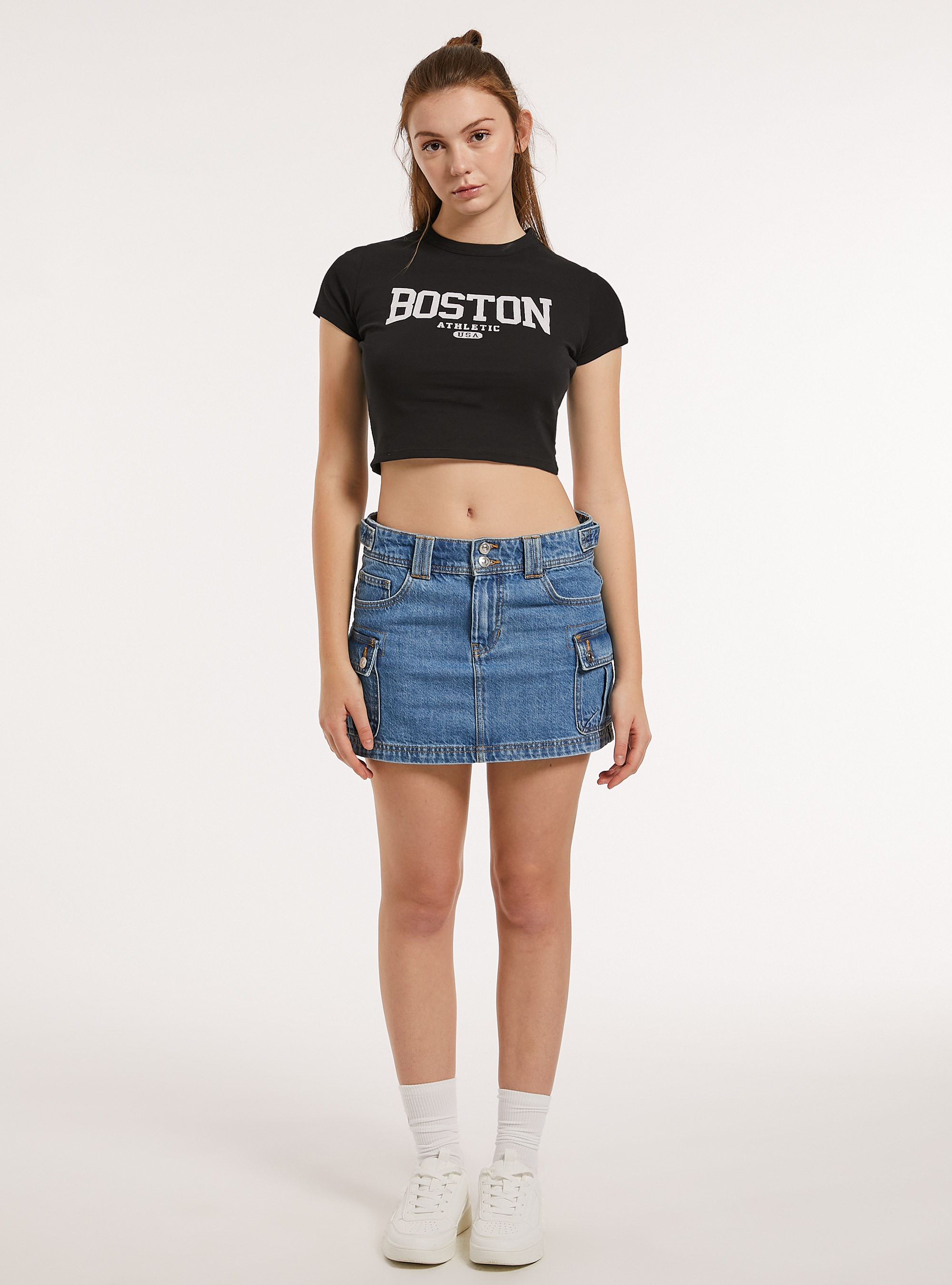 T-shirt court avec imprim&eacute;, BK1 BLACK