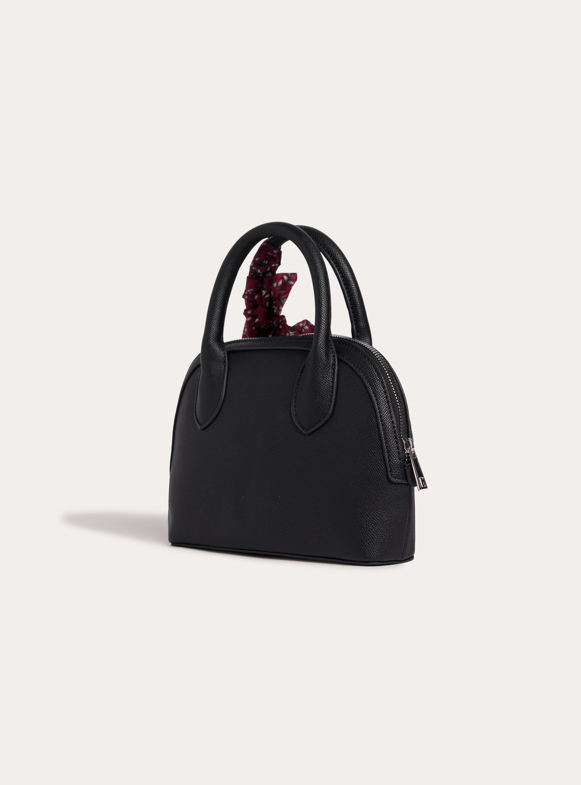 Sacs effet cuir avec foulard, BK1 BLACK