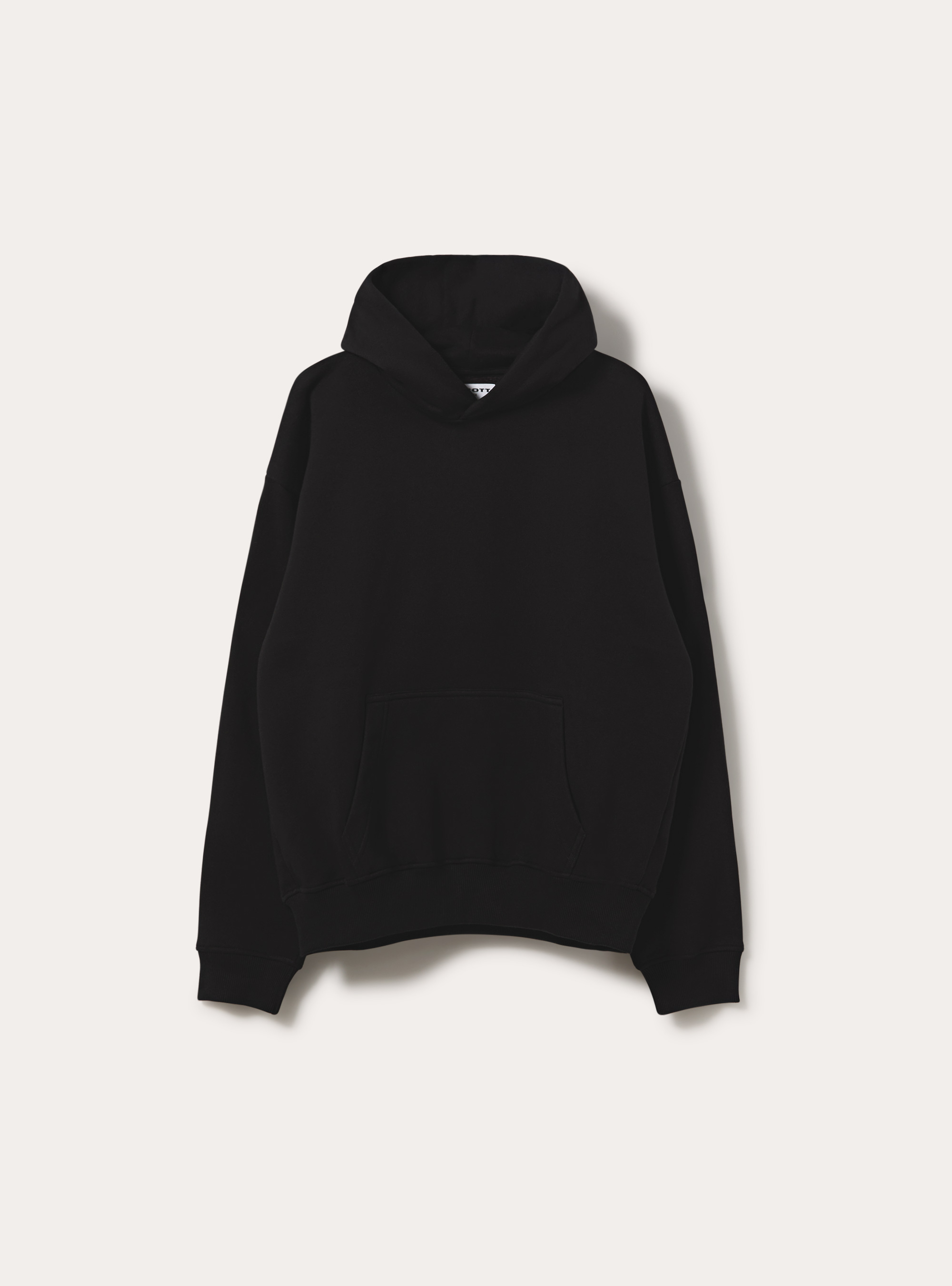 Boxy fit hoodie, BK1 BLACK