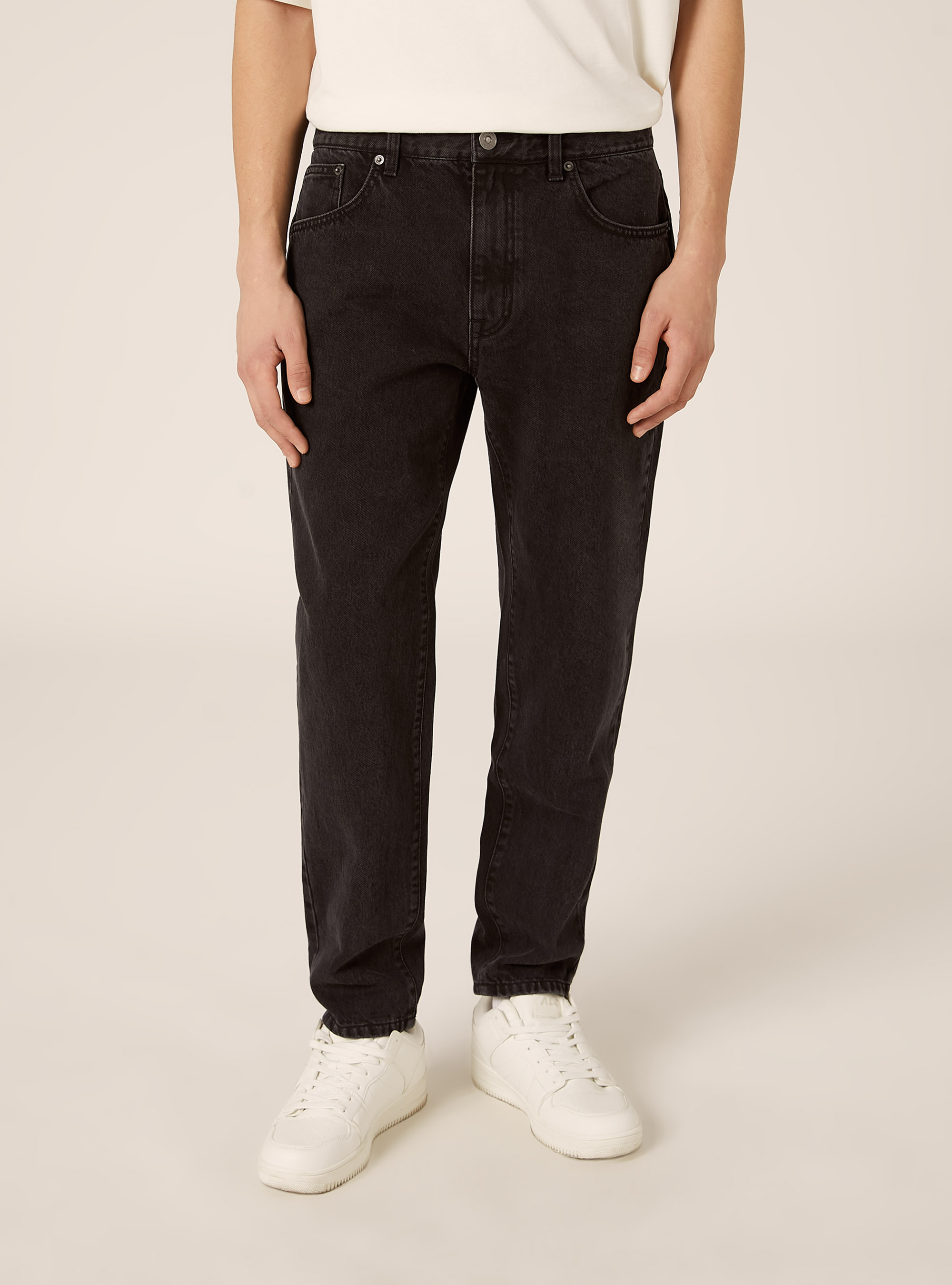 Loose fit jeans, D000 BLACK