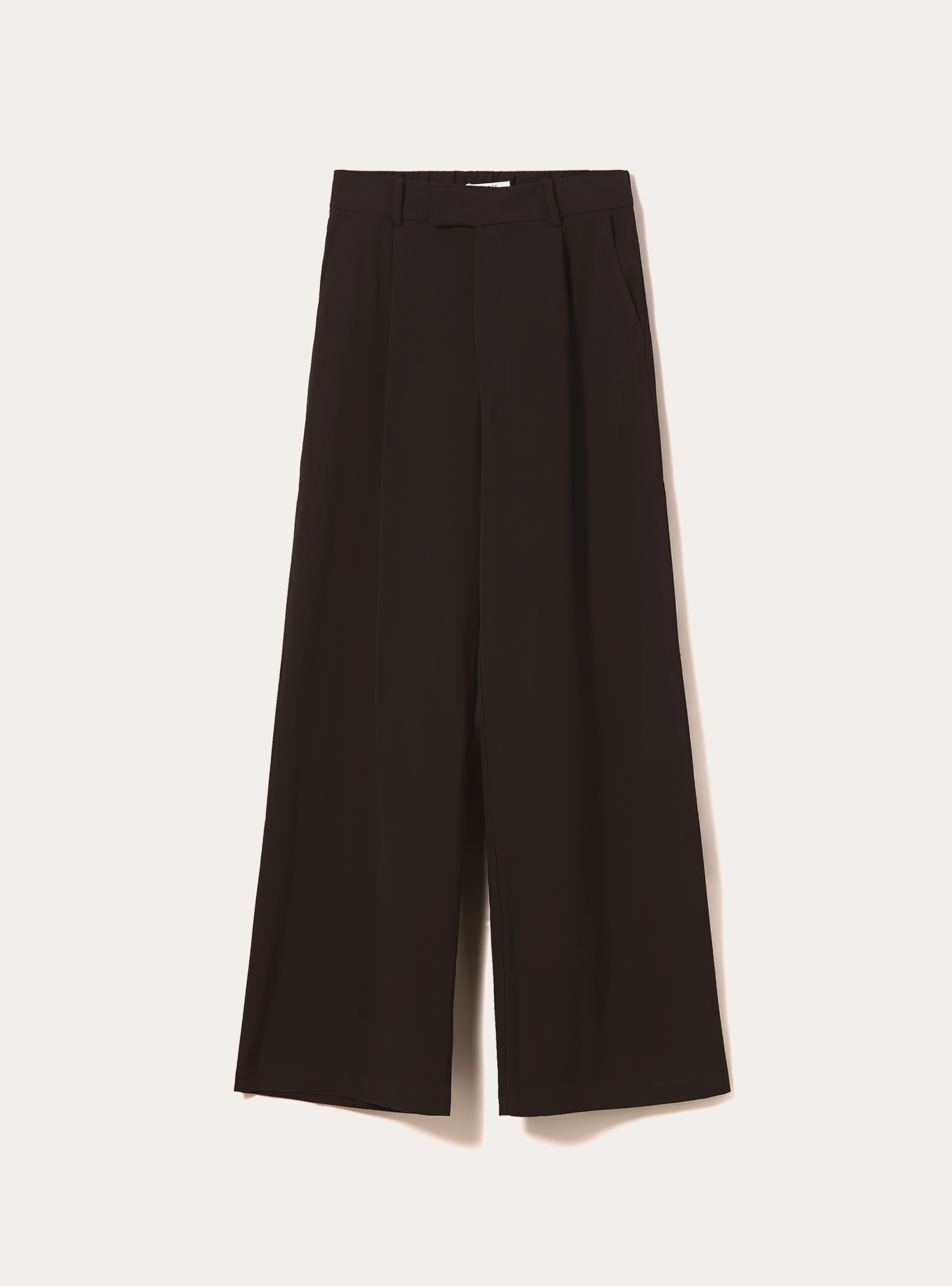 Pantalon tailleur &agrave; jambes larges, BK1 BLACK