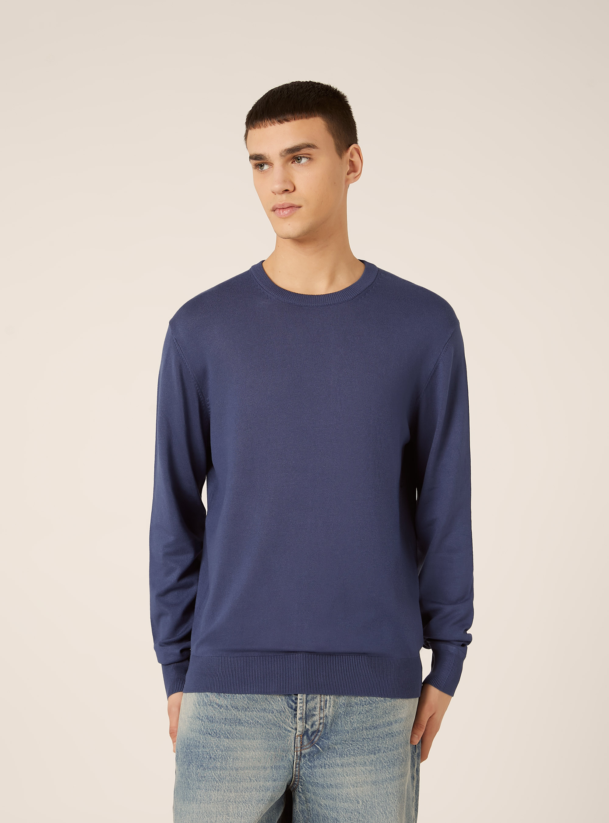 Pullover in sustainable Ecovero viscose, BL3 BLUE LIGHT