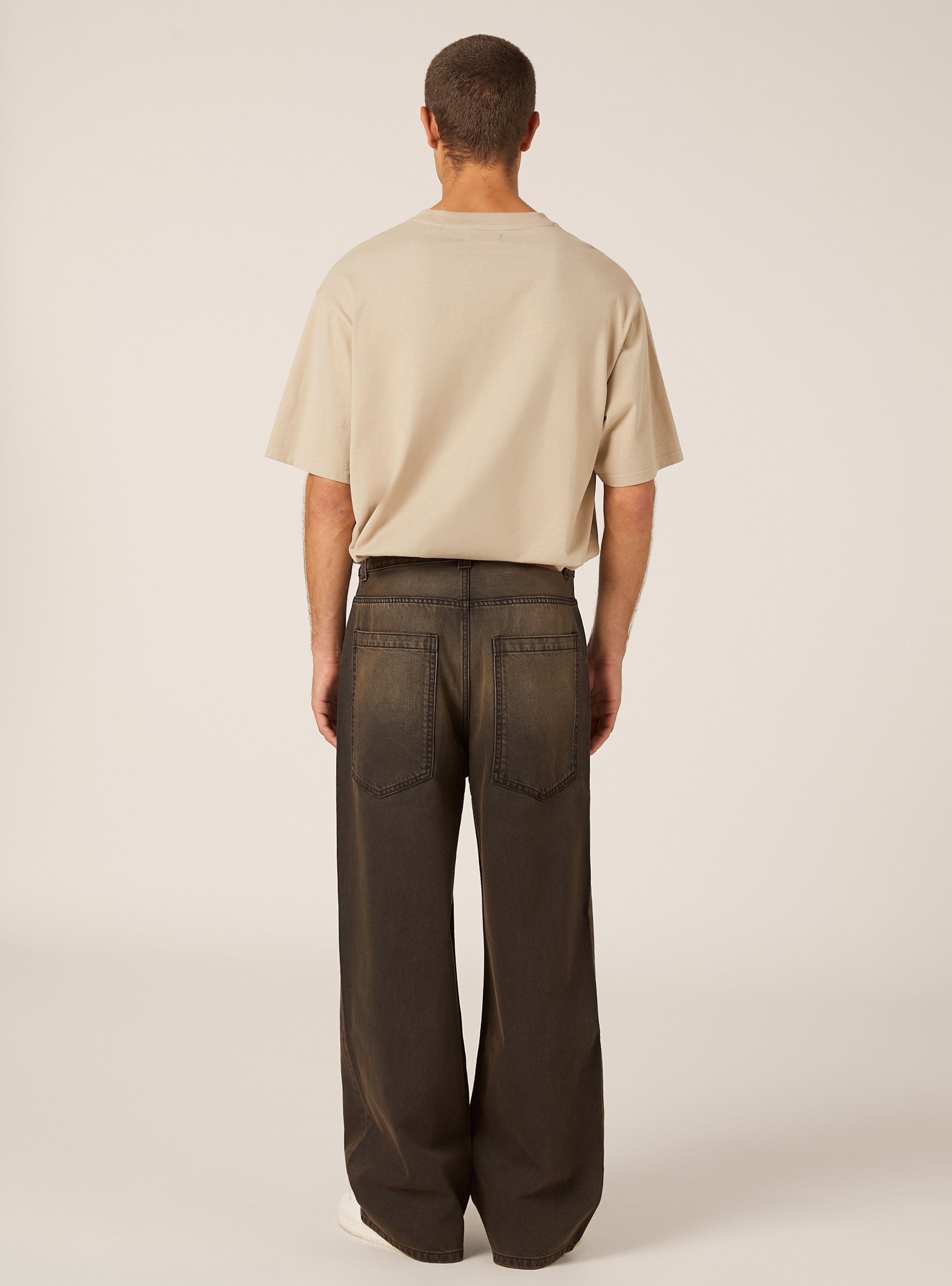 Jeans coupe super baggy, BR2 BROWN MEDIUM