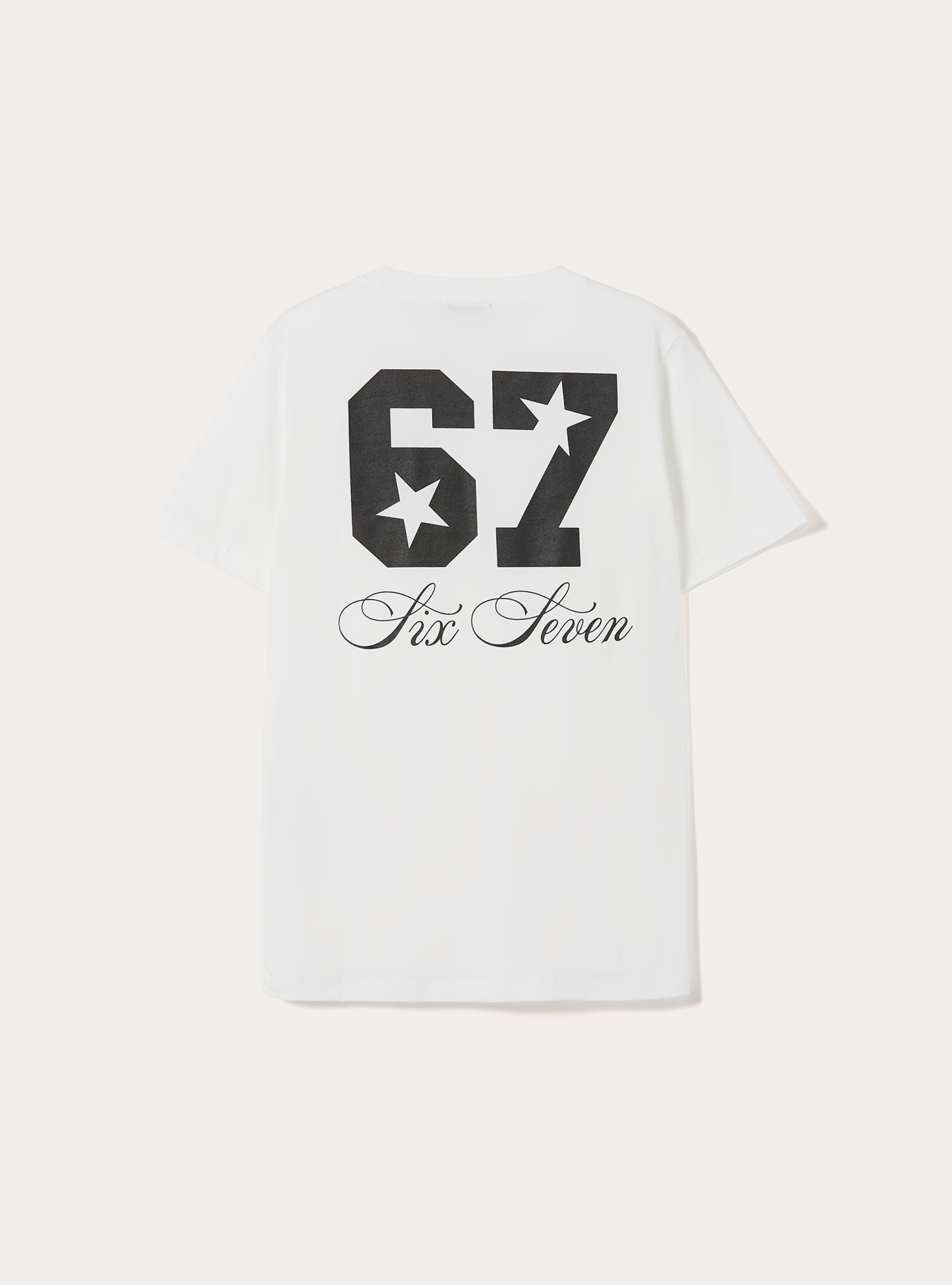 T-Shirt avec Imprim&eacute; Six Seven, WH1 OFF WHITE