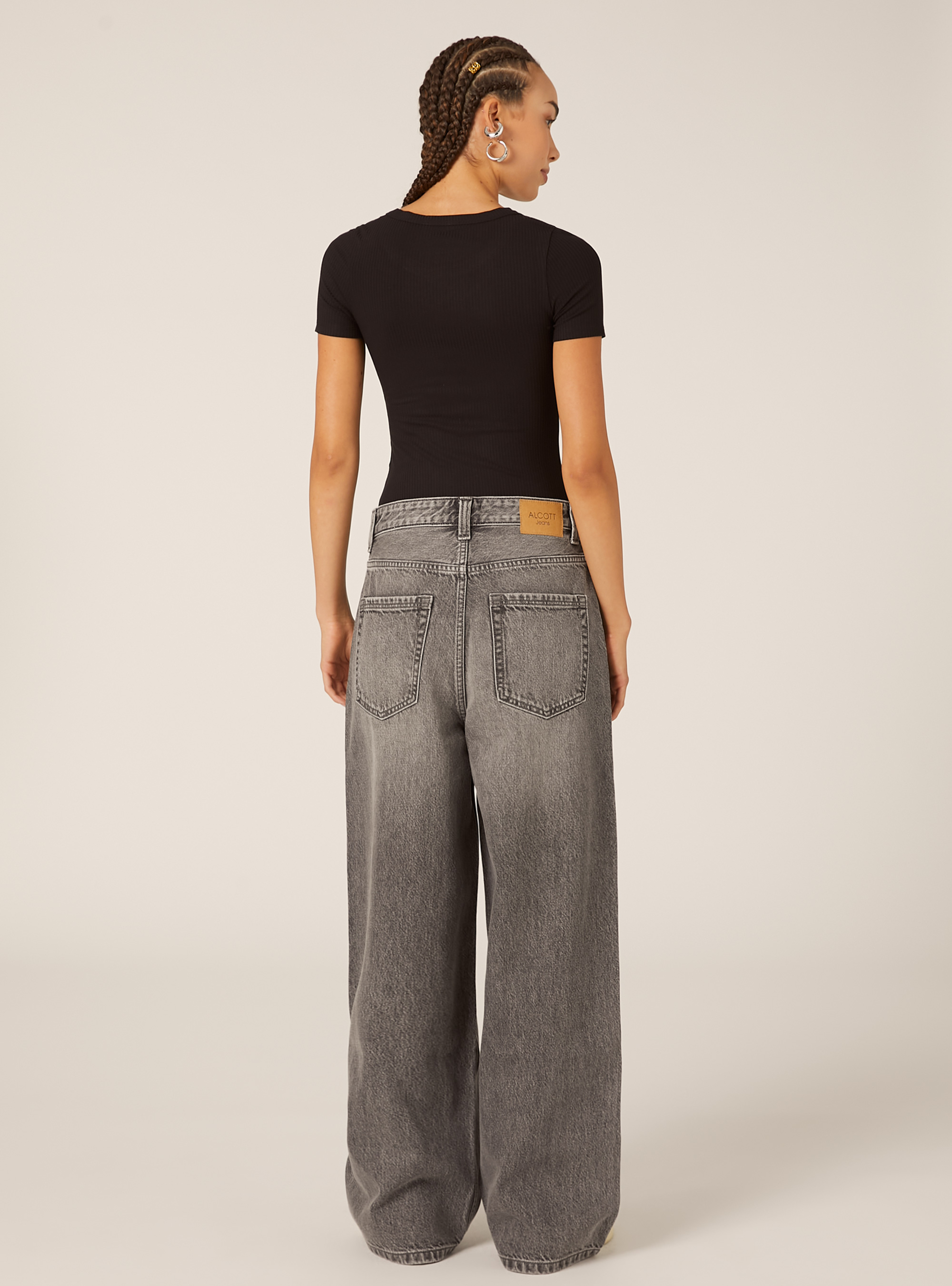 Jean super baggy, D00G GREY