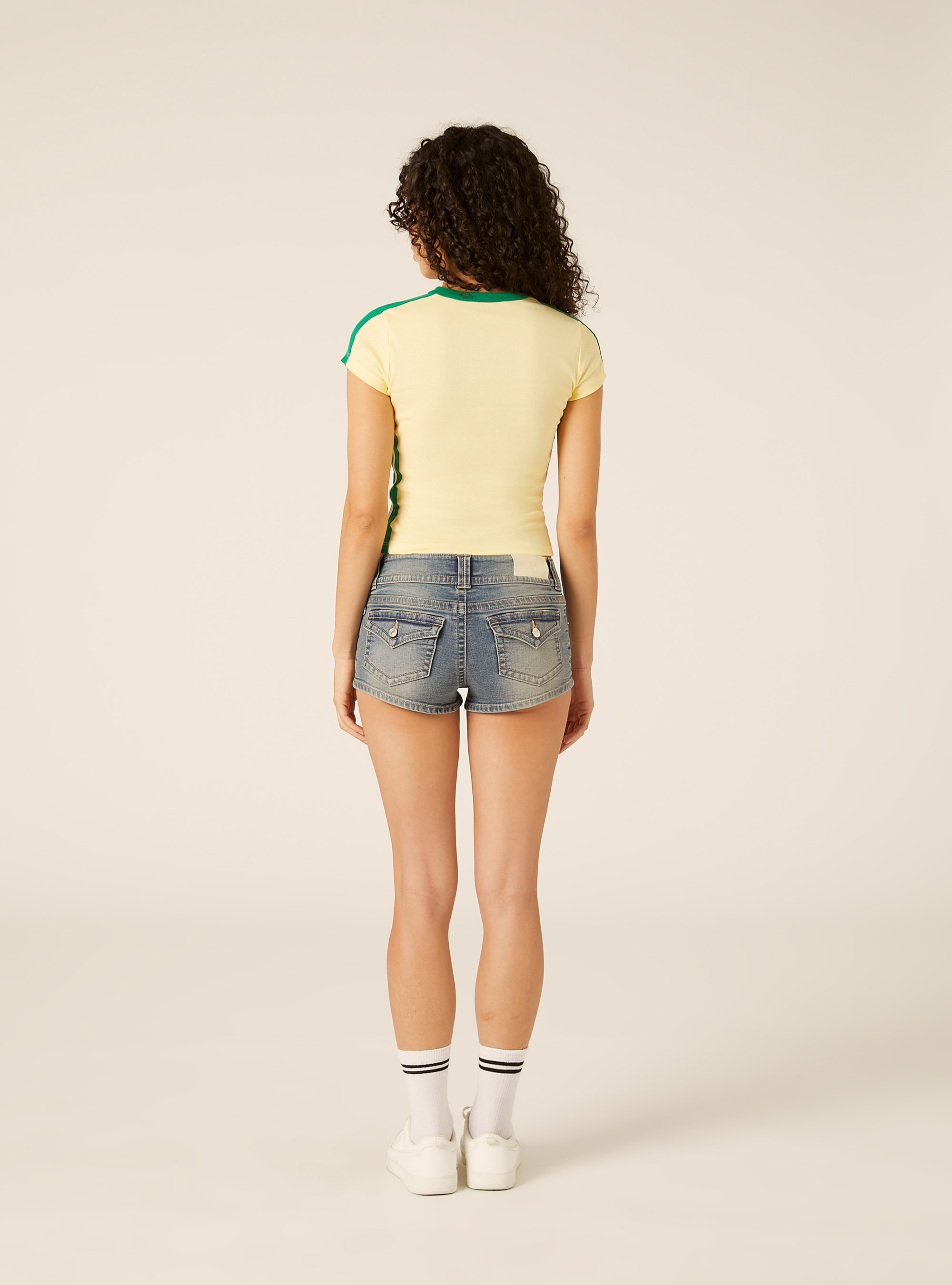 Camiseta Mundial Slim Fit, YE3 LIGHT YELLOW