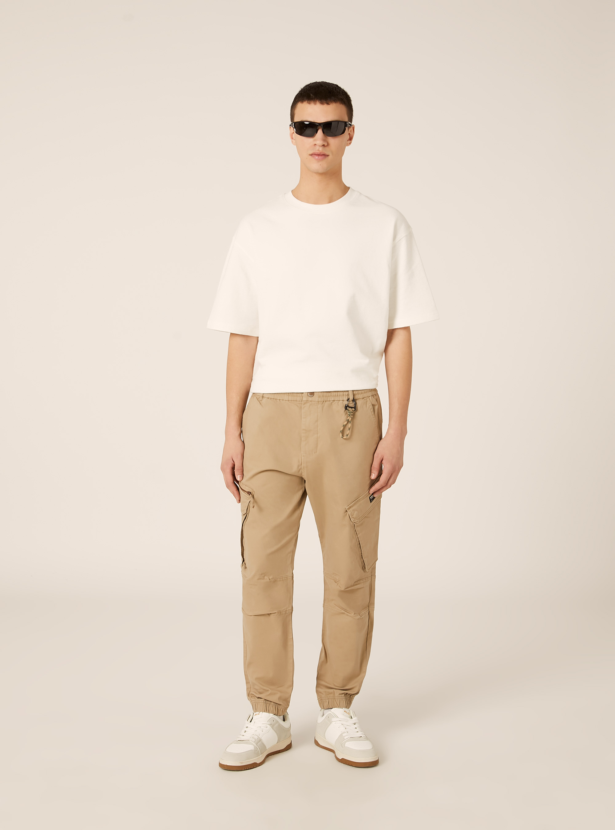 Twill cargo pants, TB2 TOBACCO MEDIUM