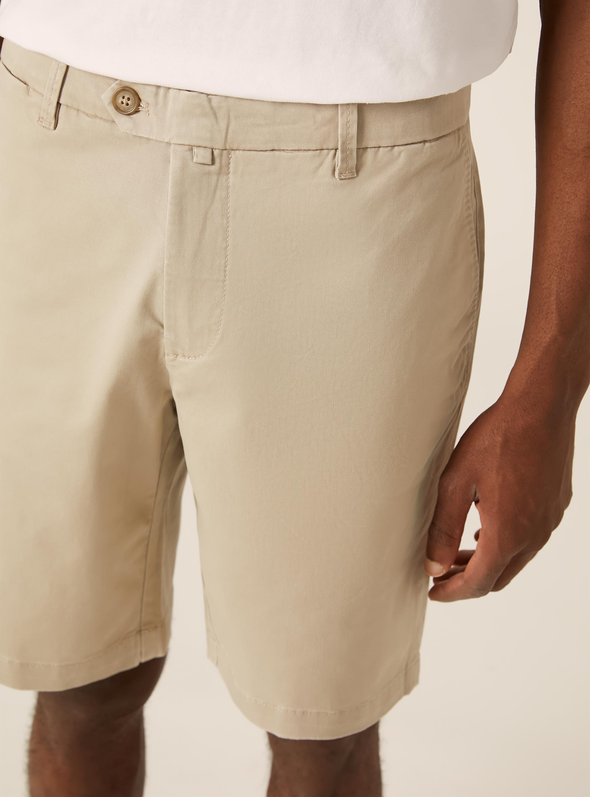 Twill Chino Bermuda Shorts, BG2 BEIGE MEDIUM