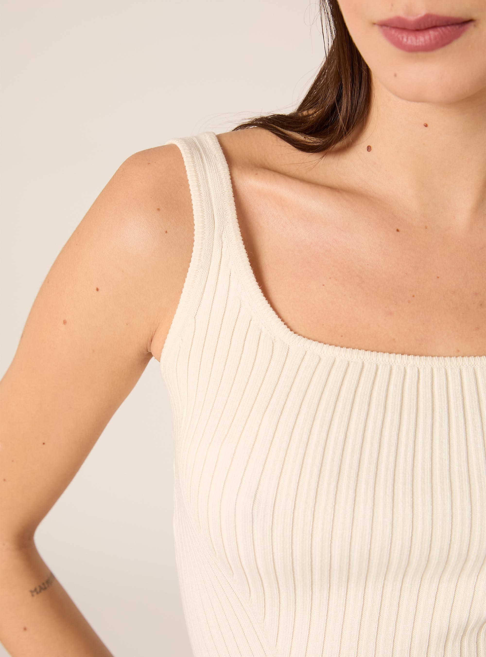 Strick-Tanktop, WH2 WHITE