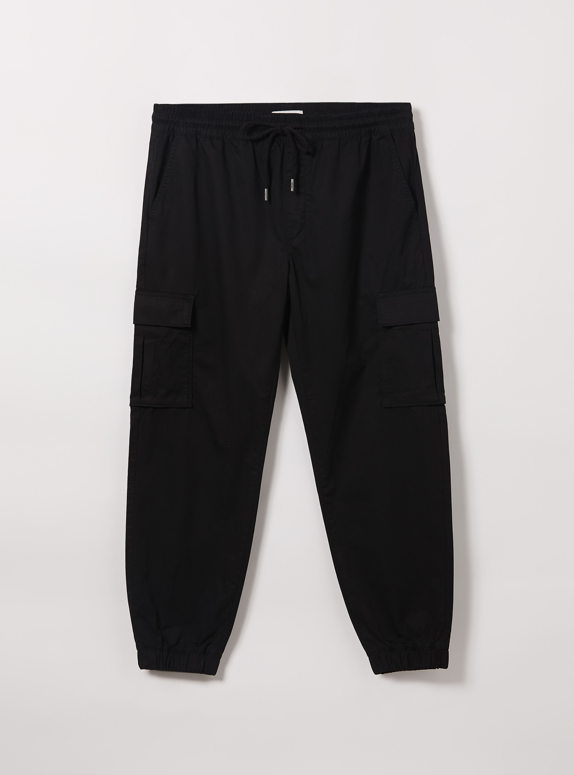 Pantalon jogger en coton, BK1 BLACK