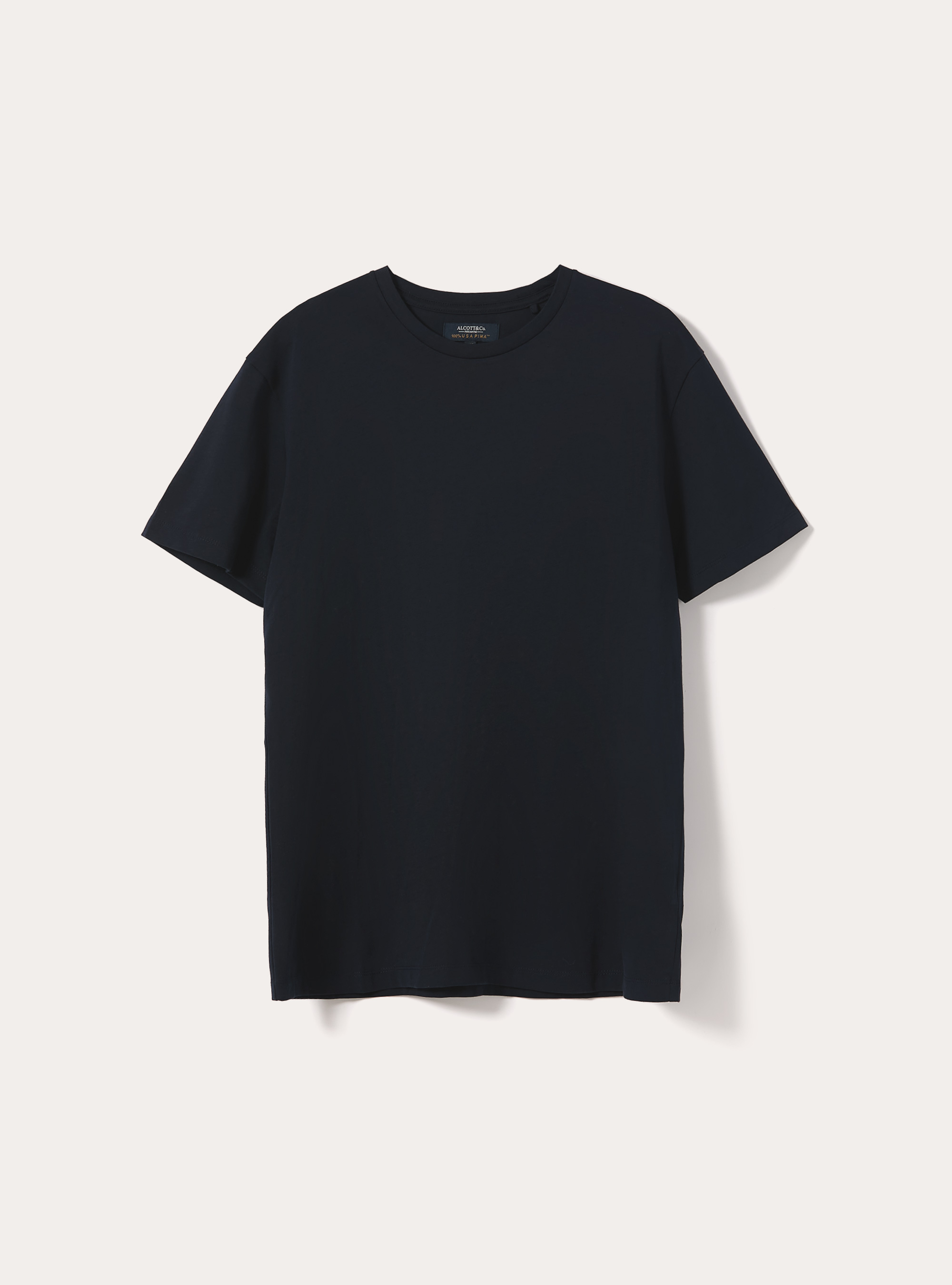 Maglietta in cotone Pima, NAVY SCURO