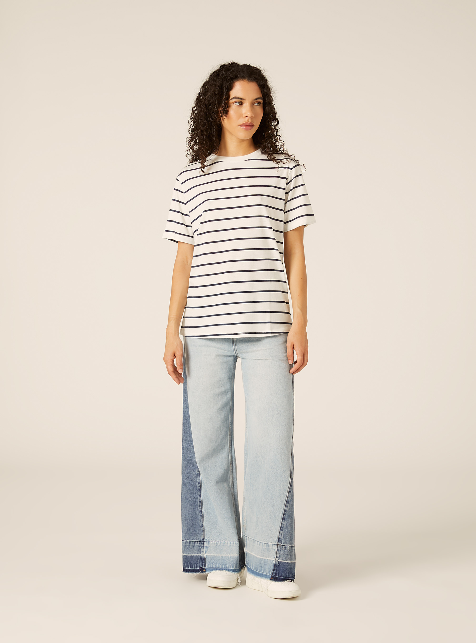 Regular Fit Breton Striped T-Shirt, MULTICOLOR