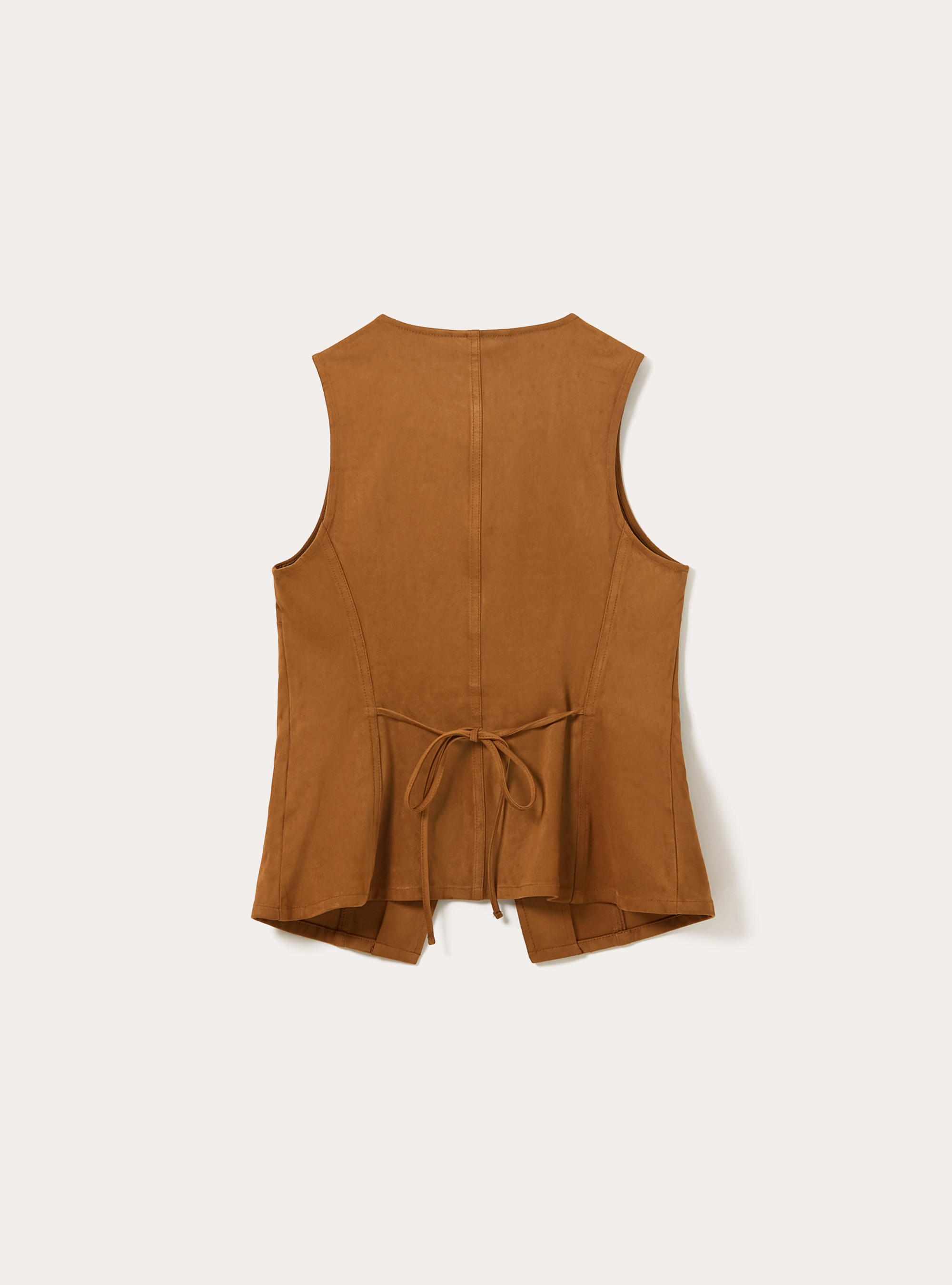 Gilet &agrave; effet daim, TB2 TOBACCO MEDIUM