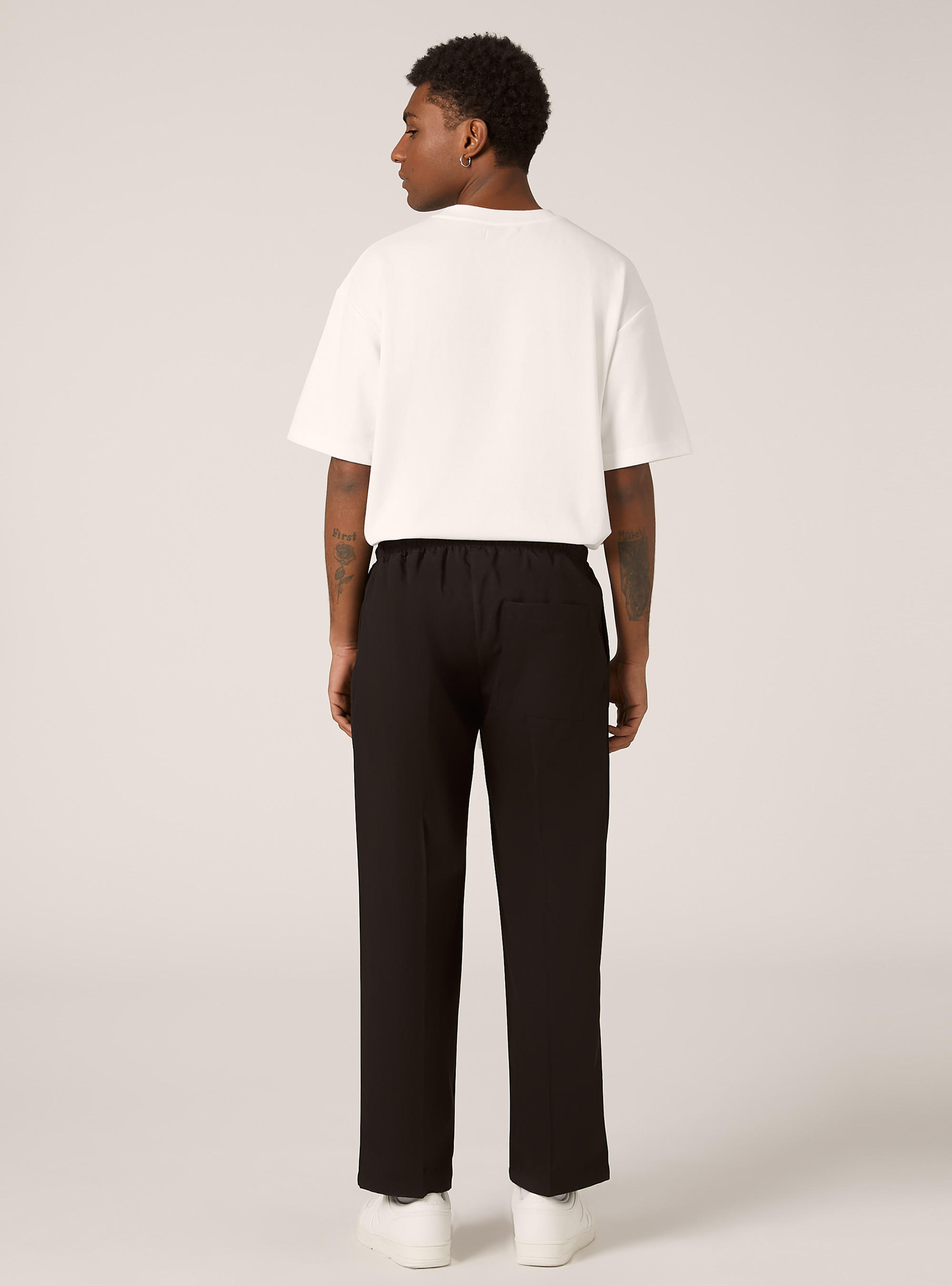 Pantalon ample et souple, BK1 BLACK