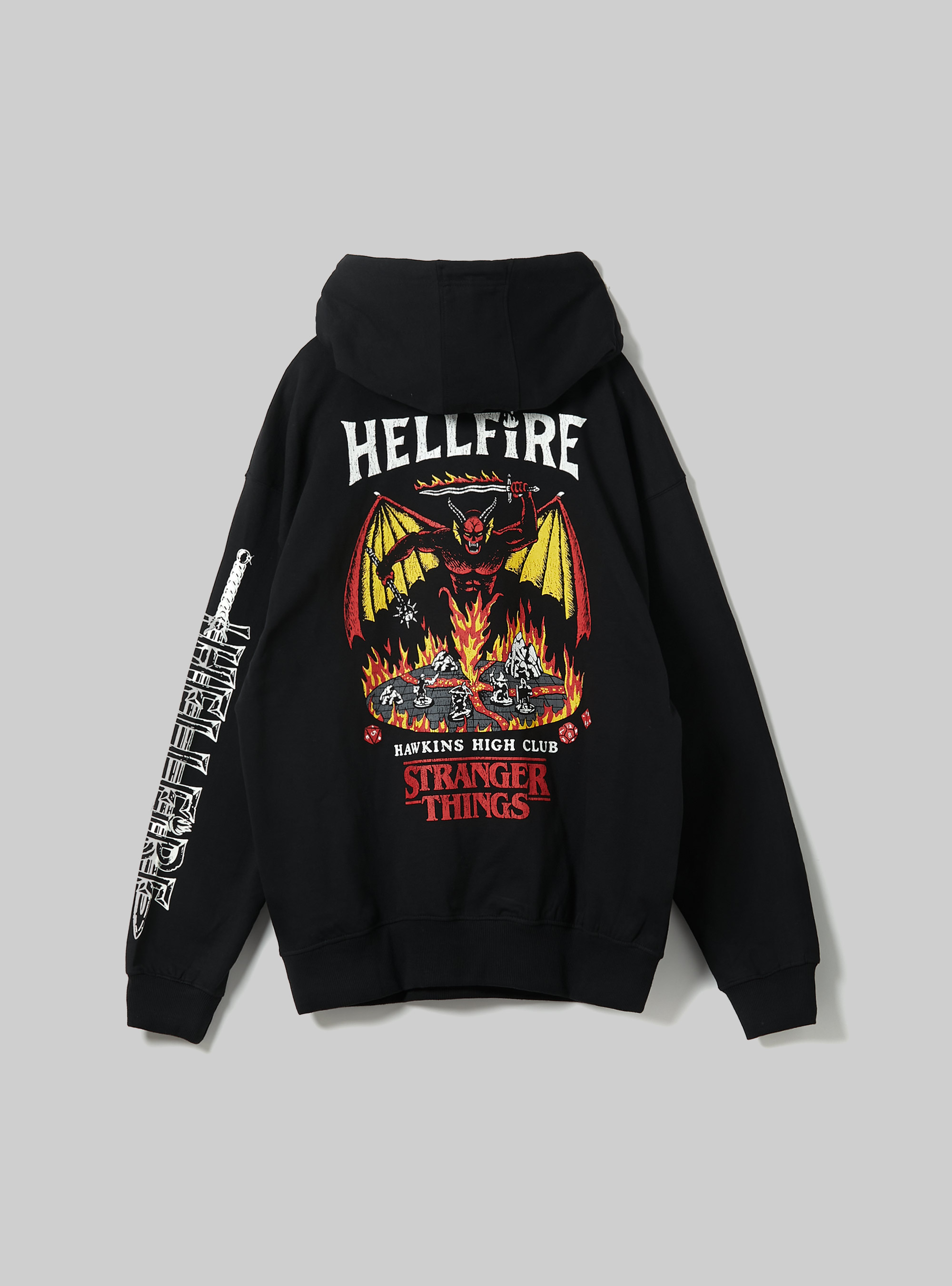 Felpa Stranger Things / Alcott, BK1 BLACK