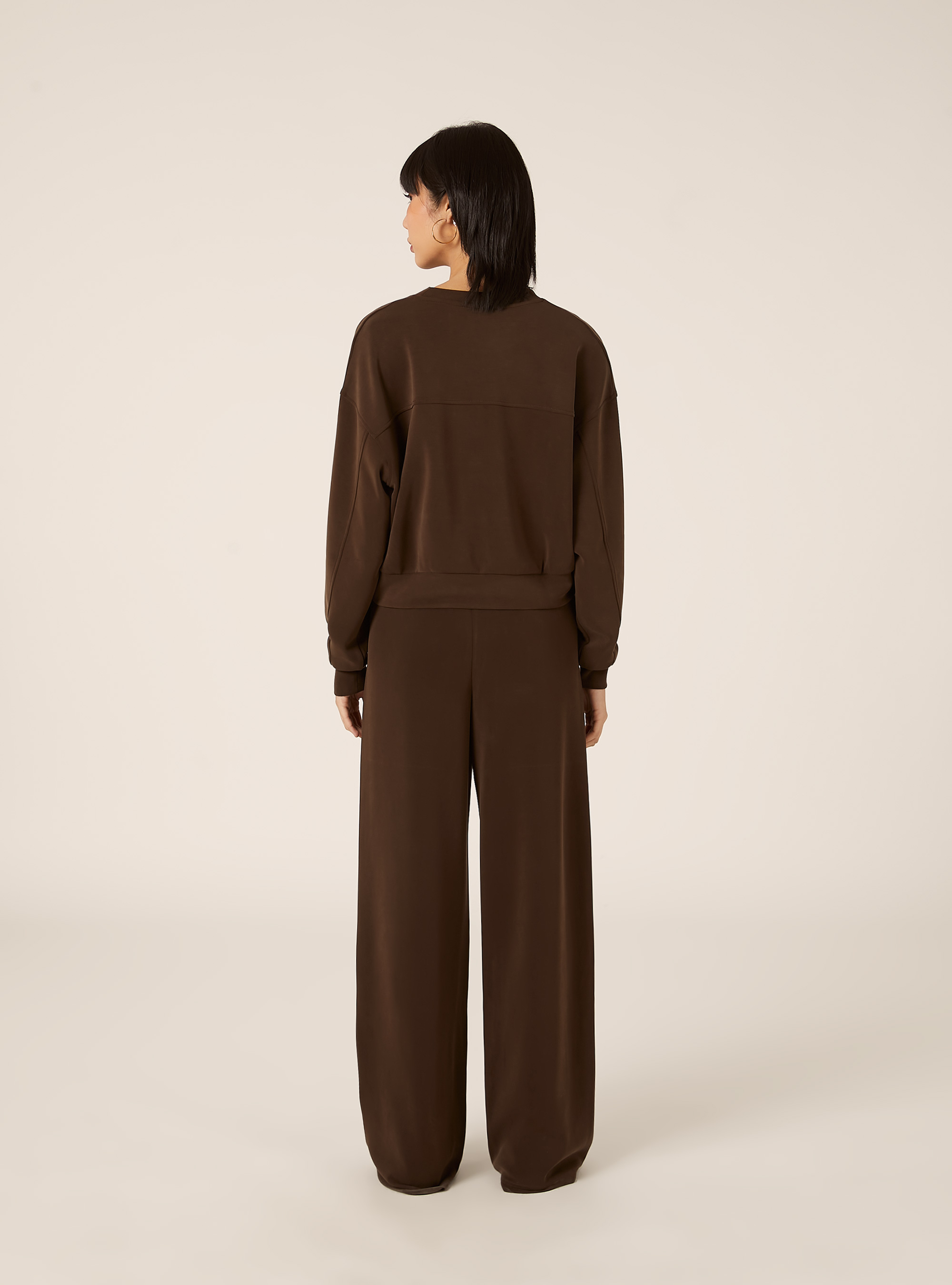 Soft-Touch-Sweatshirt, BR1 BROWN DARK