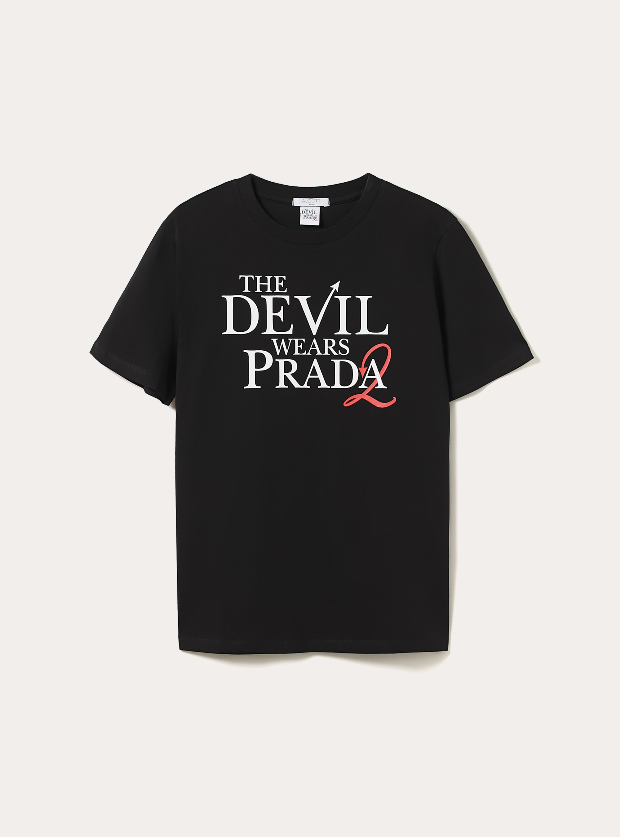 Camiseta El diablo viste de Prada / Alcott, BK1 BLACK