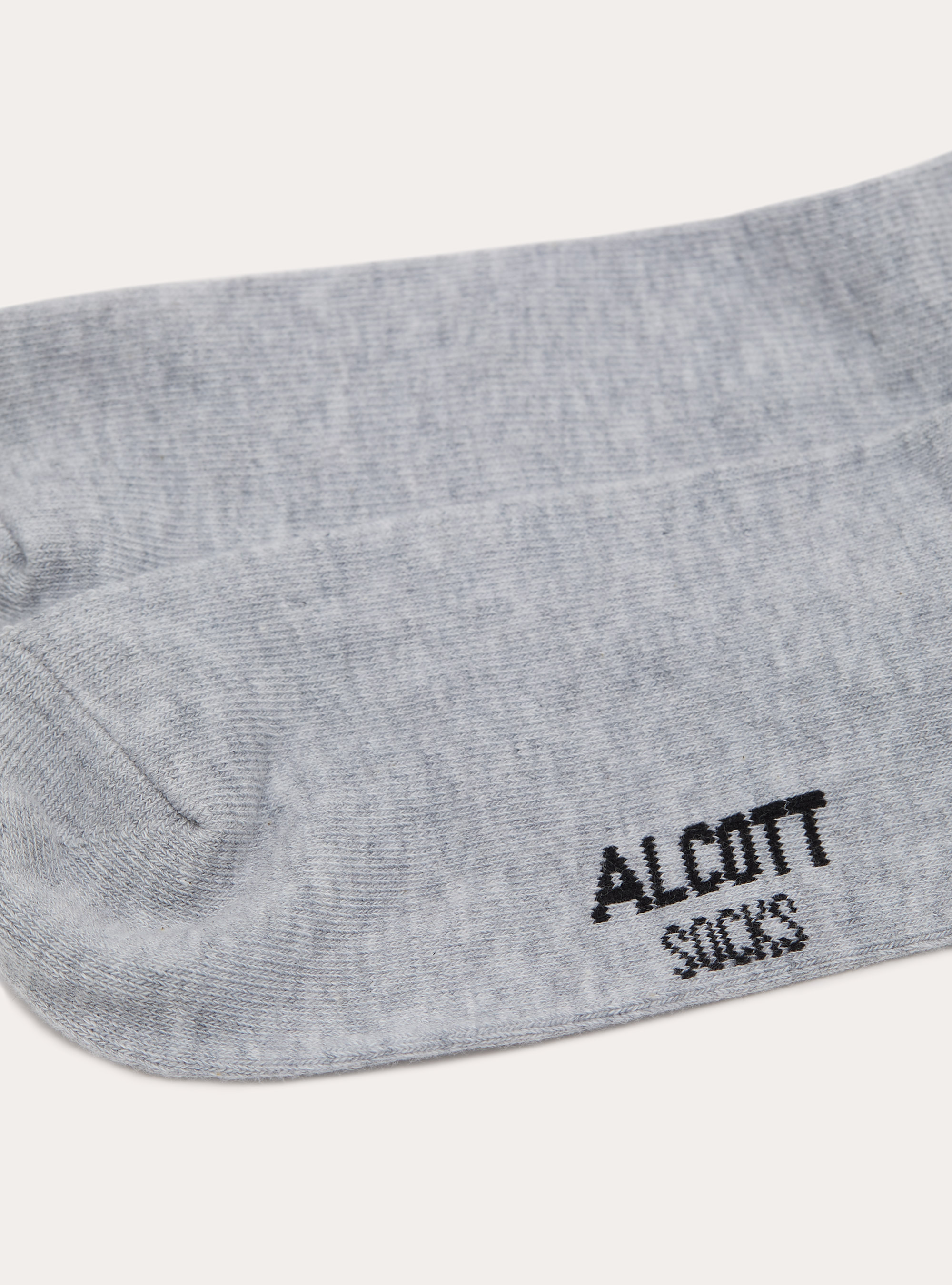 Lot de 4 paires de chaussettes unies de base, MGY3 GREY MEL LIGHT