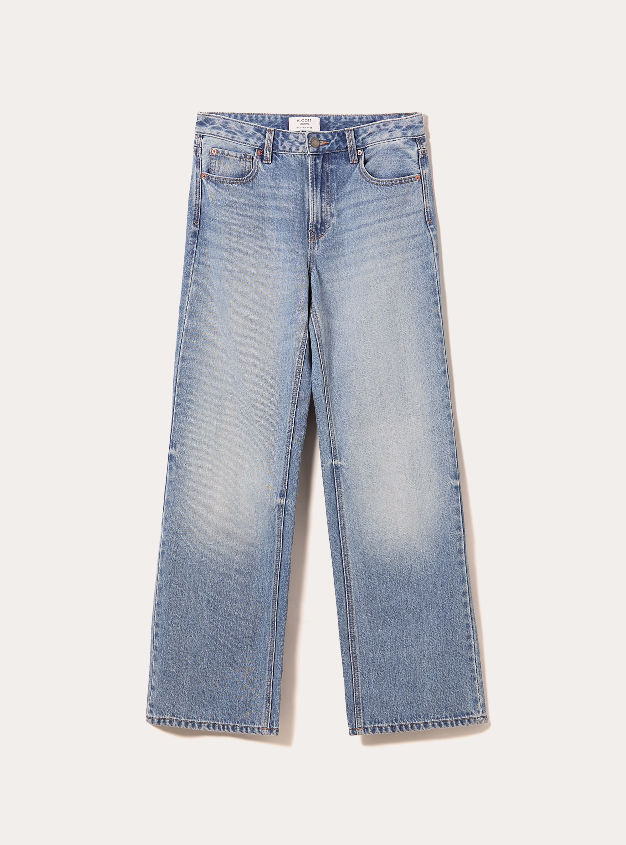 Jeans coupe droite, D005 LIGHT BLUE
