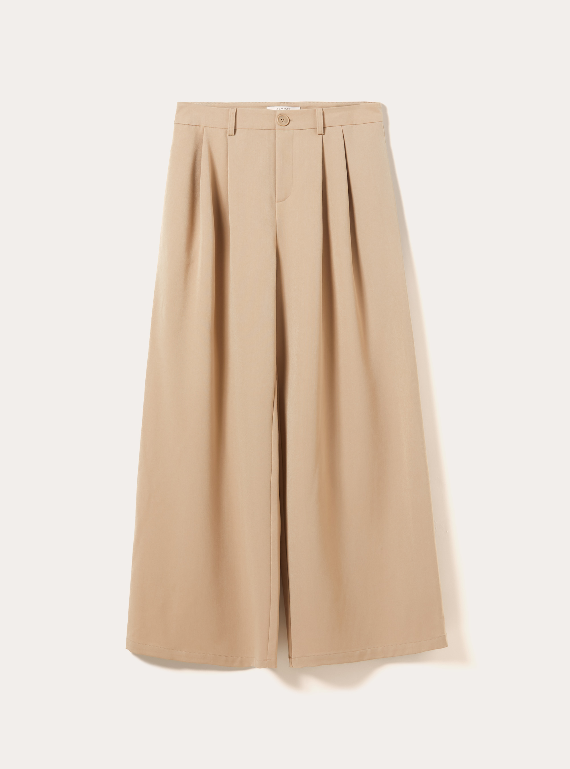 Pantalon large &agrave; pinces, BG2 BEIGE MEDIUM