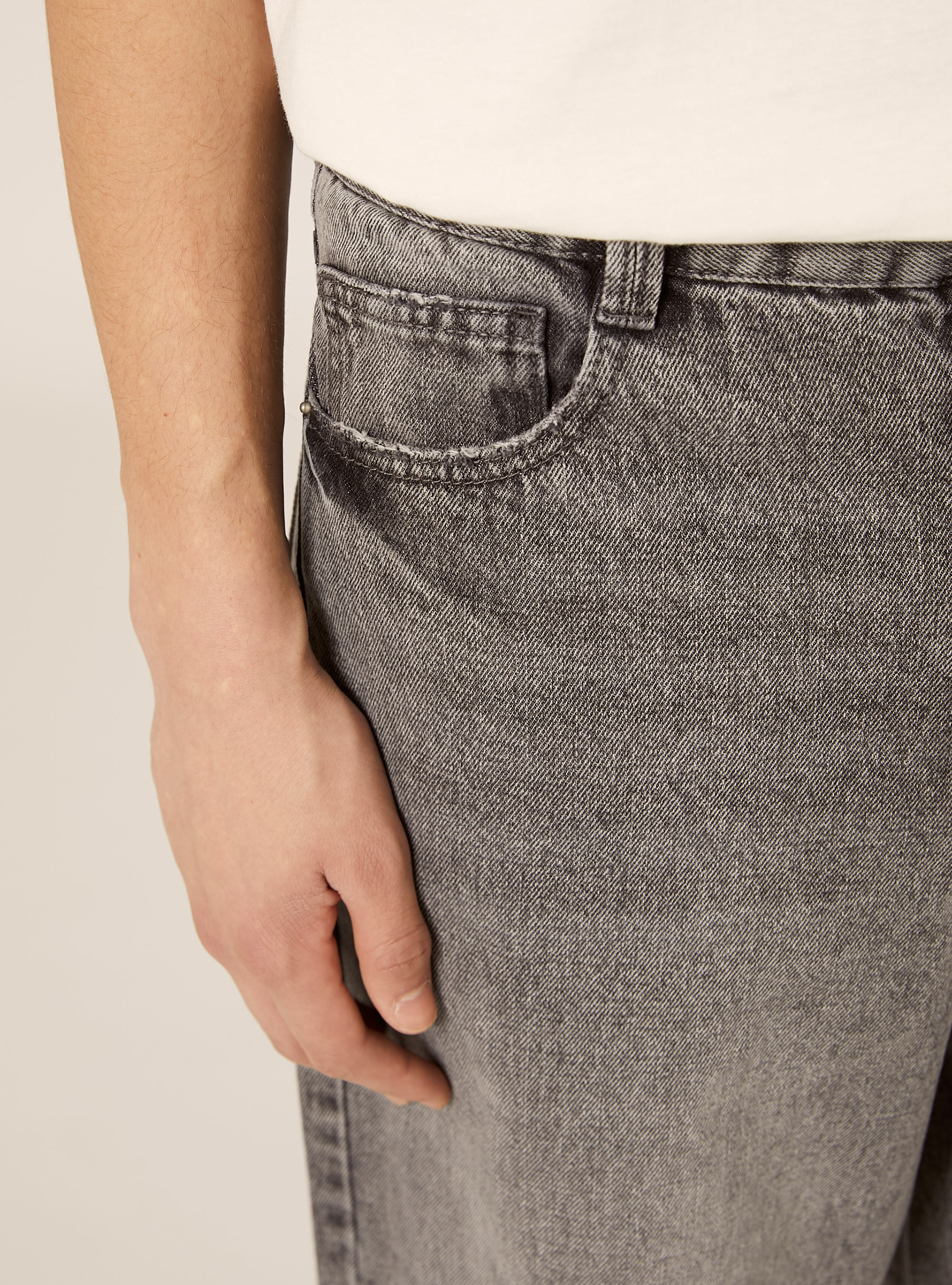 Super Baggy Fit Jeans, D00G GREY