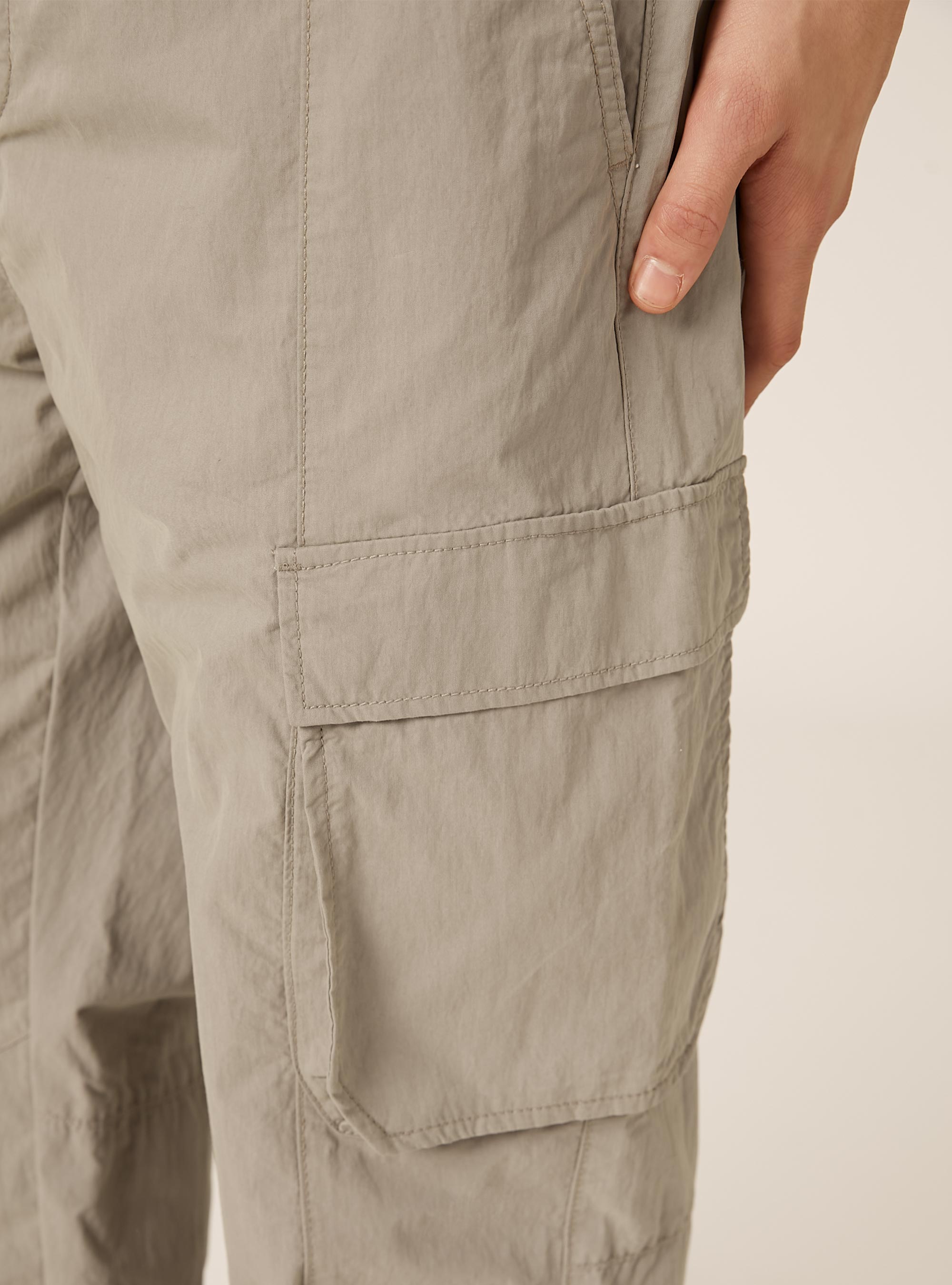 Parachute cargo pants, GY3 GREY LIGHT