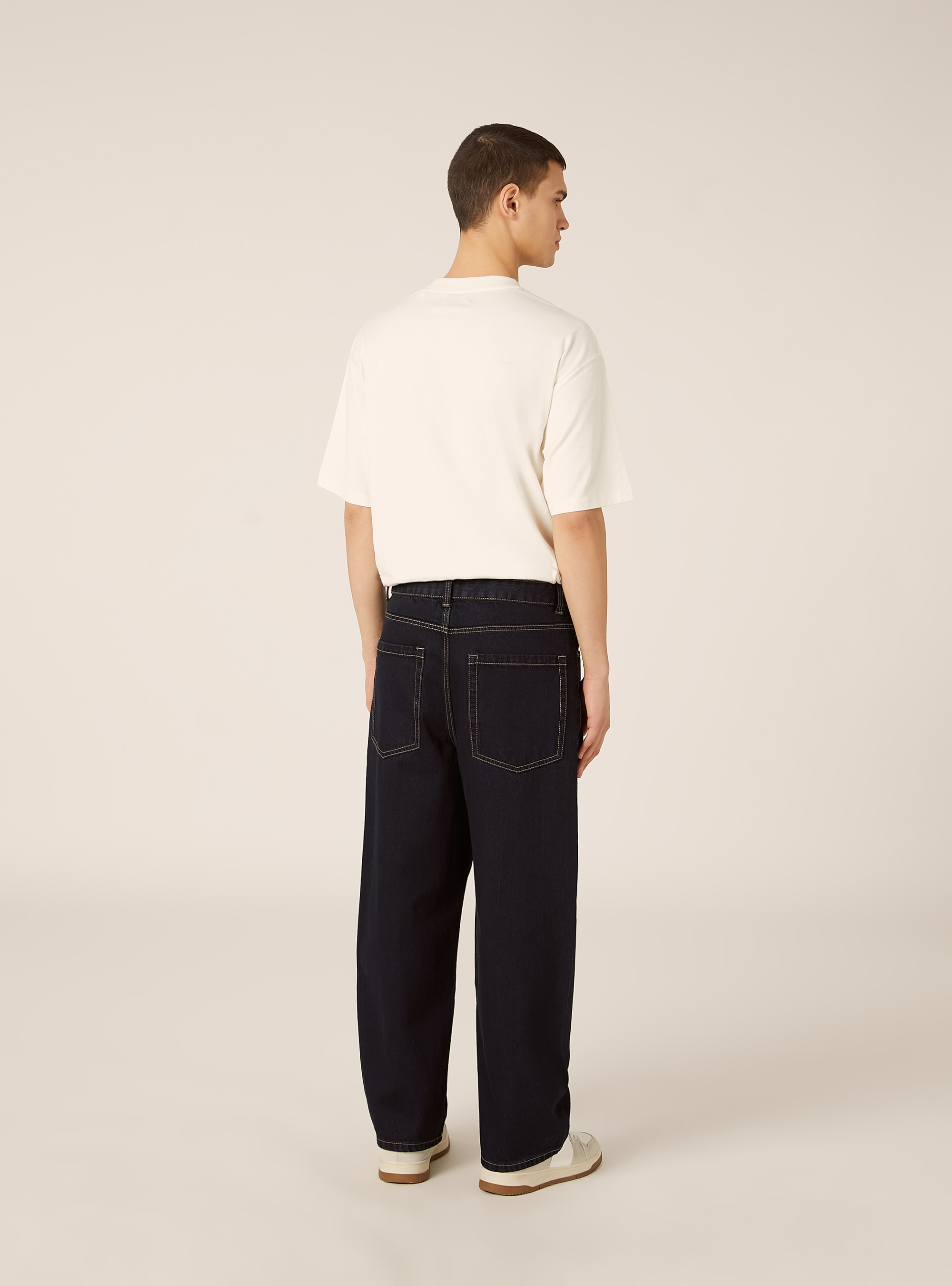 Super Baggy Fit Jeans, D001 DEEP BLUE