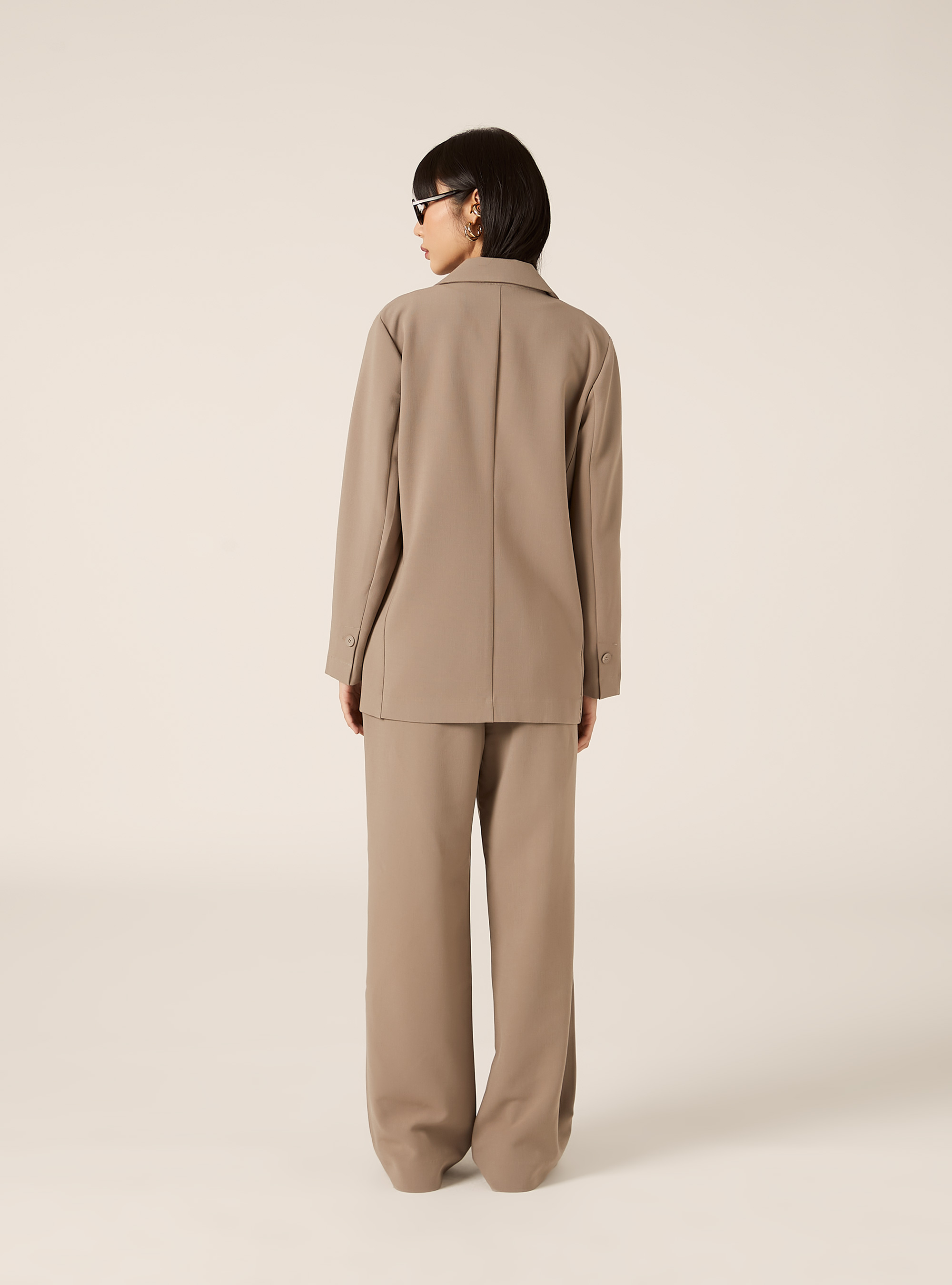 Regular fit single-breasted blazer, BR3 BROWN LIGHT