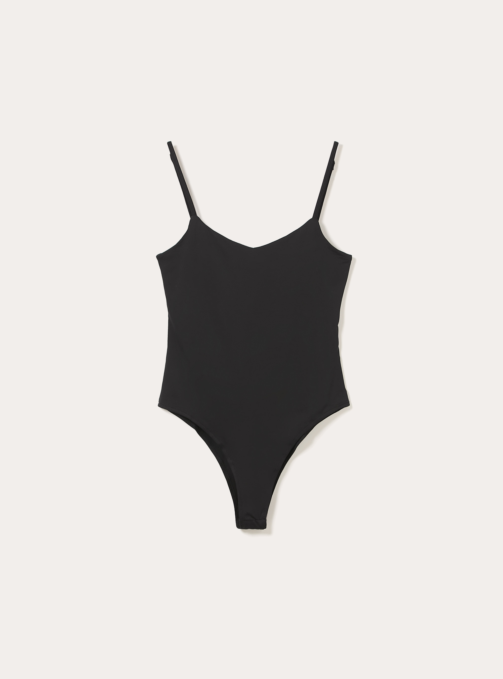 Elastischer Body mit schmalen Tr&auml;gern, BK1 BLACK