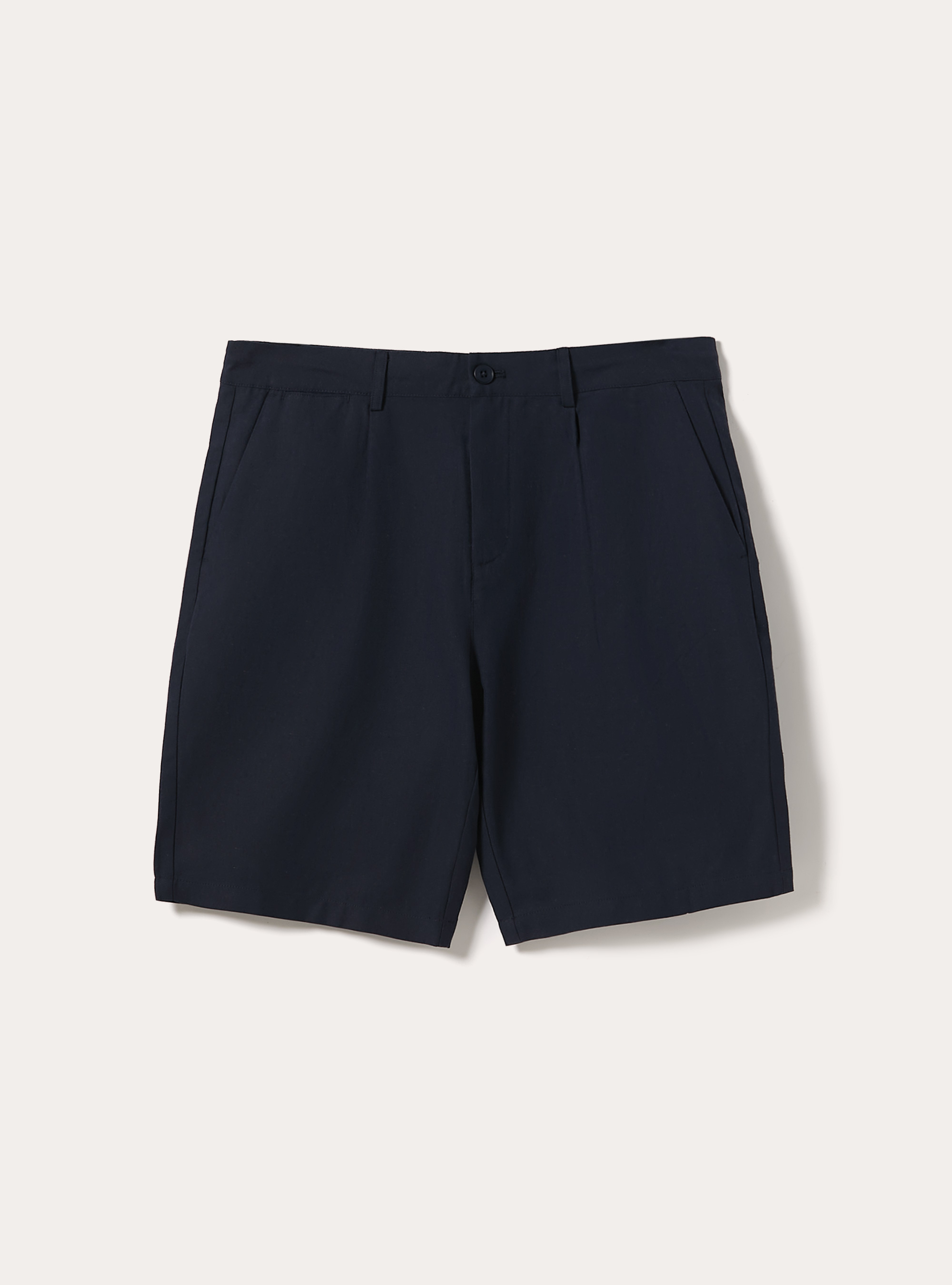 Bermuda de Mezcla de Lino, NA1 NAVY DARK