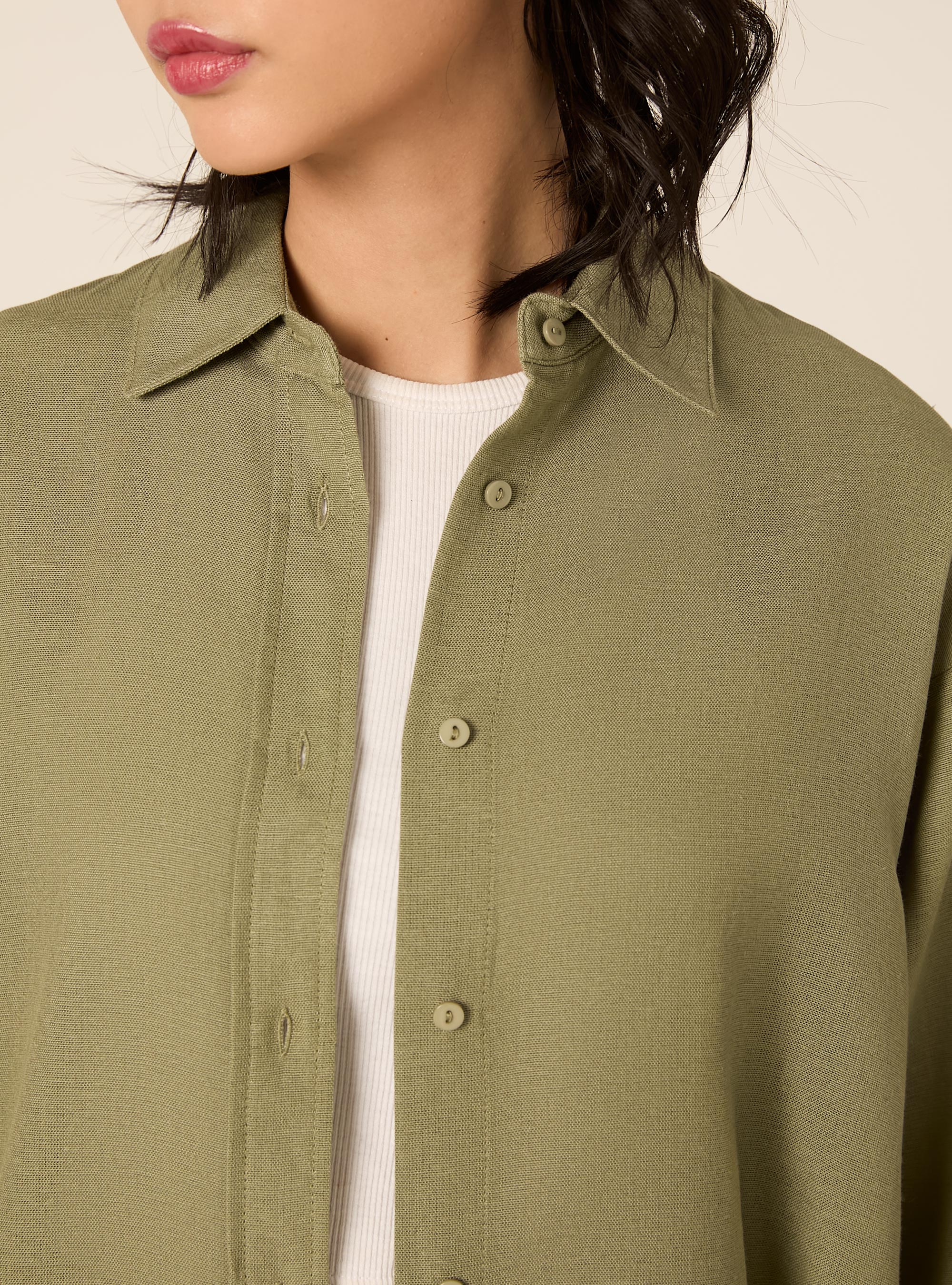 Camicia in misto lino, KAKY MEDIO