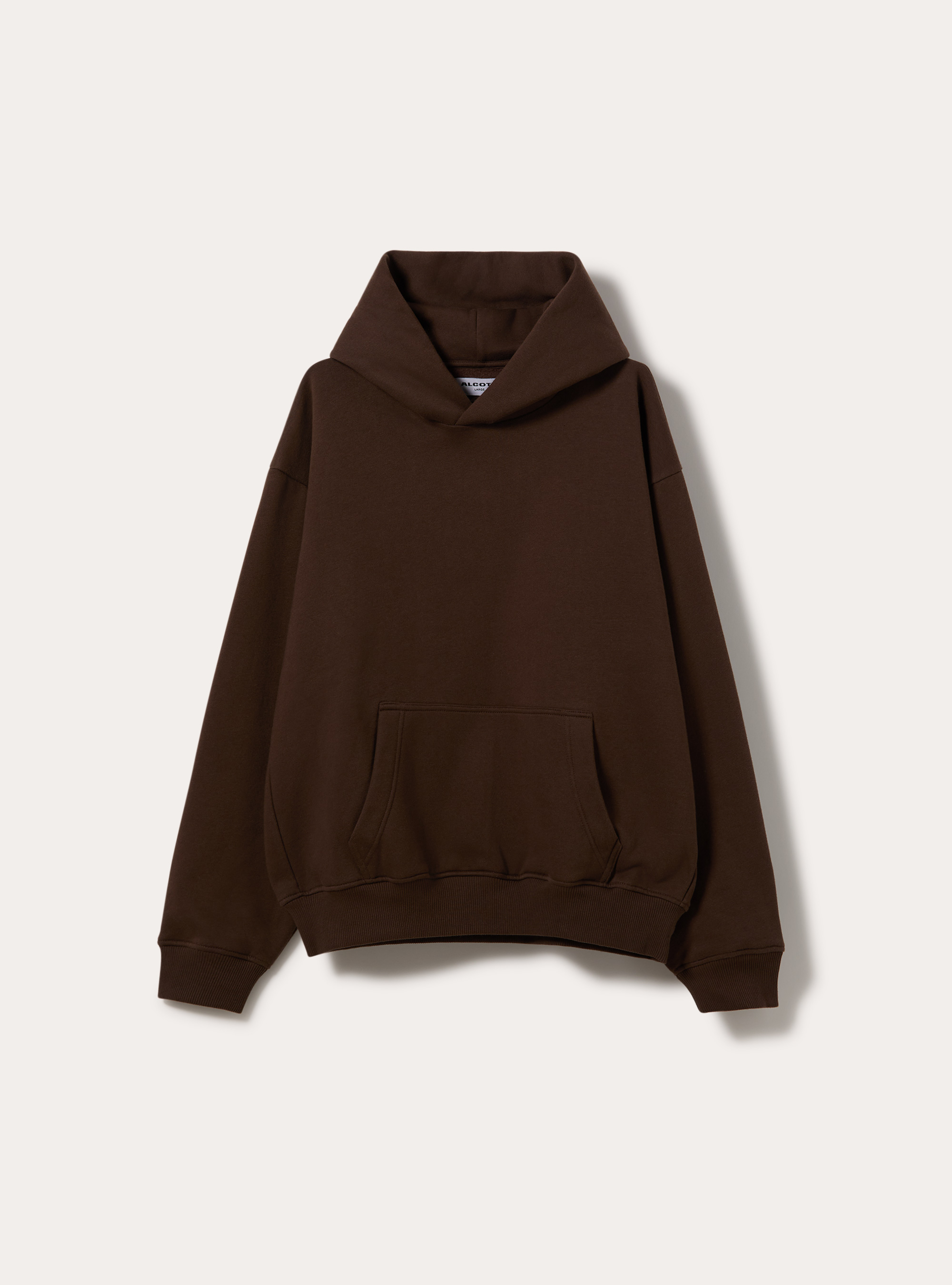 Sweat &agrave; capuche coupe boxy, BR2 BROWN MEDIUM