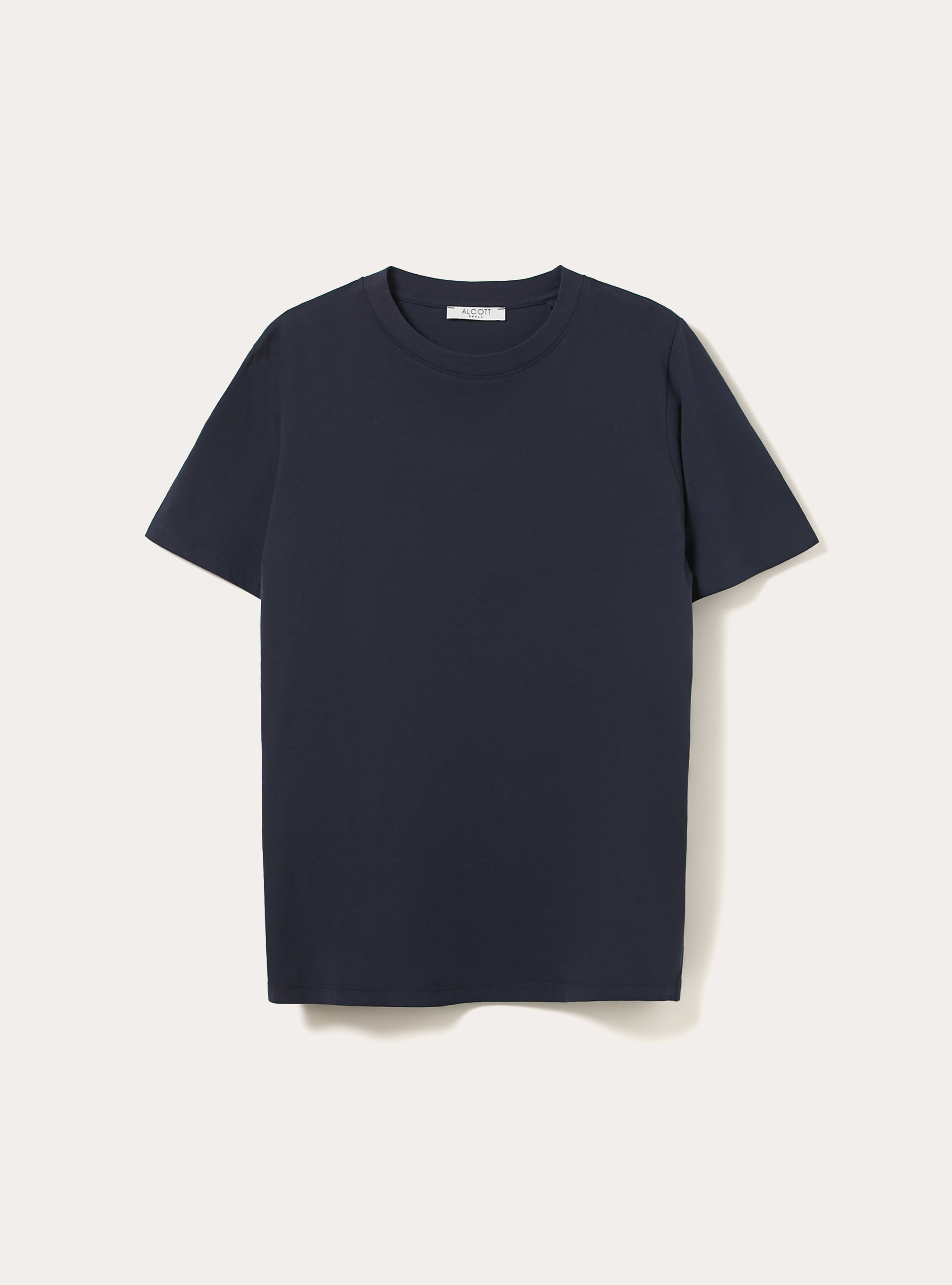 Camiseta de cuello redondo de algod&oacute;n, NA3 NAVY LIGHT