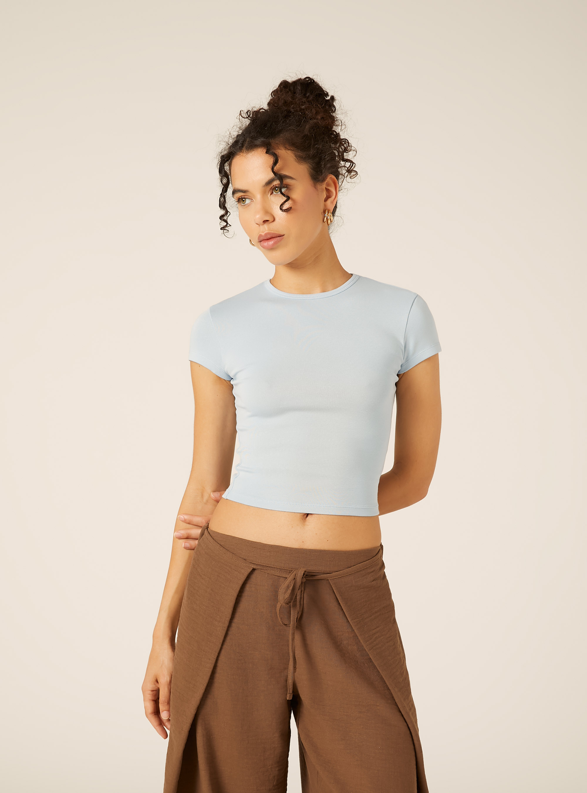 Slim Fit Short Sleeve T-Shirt, AZ3 AZURE LIGHT